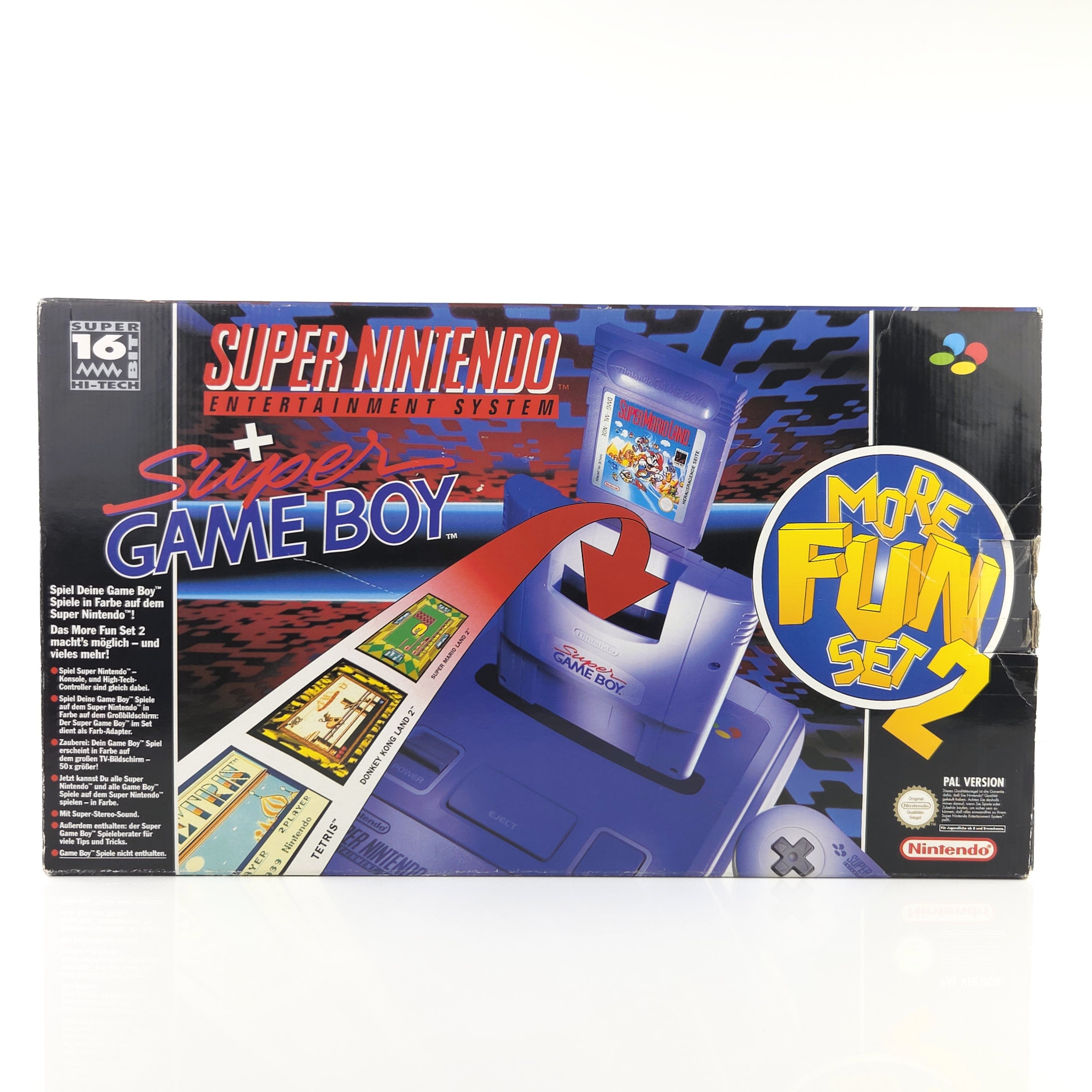 Super Nintendo Konsole More Fun Set PAL NOE