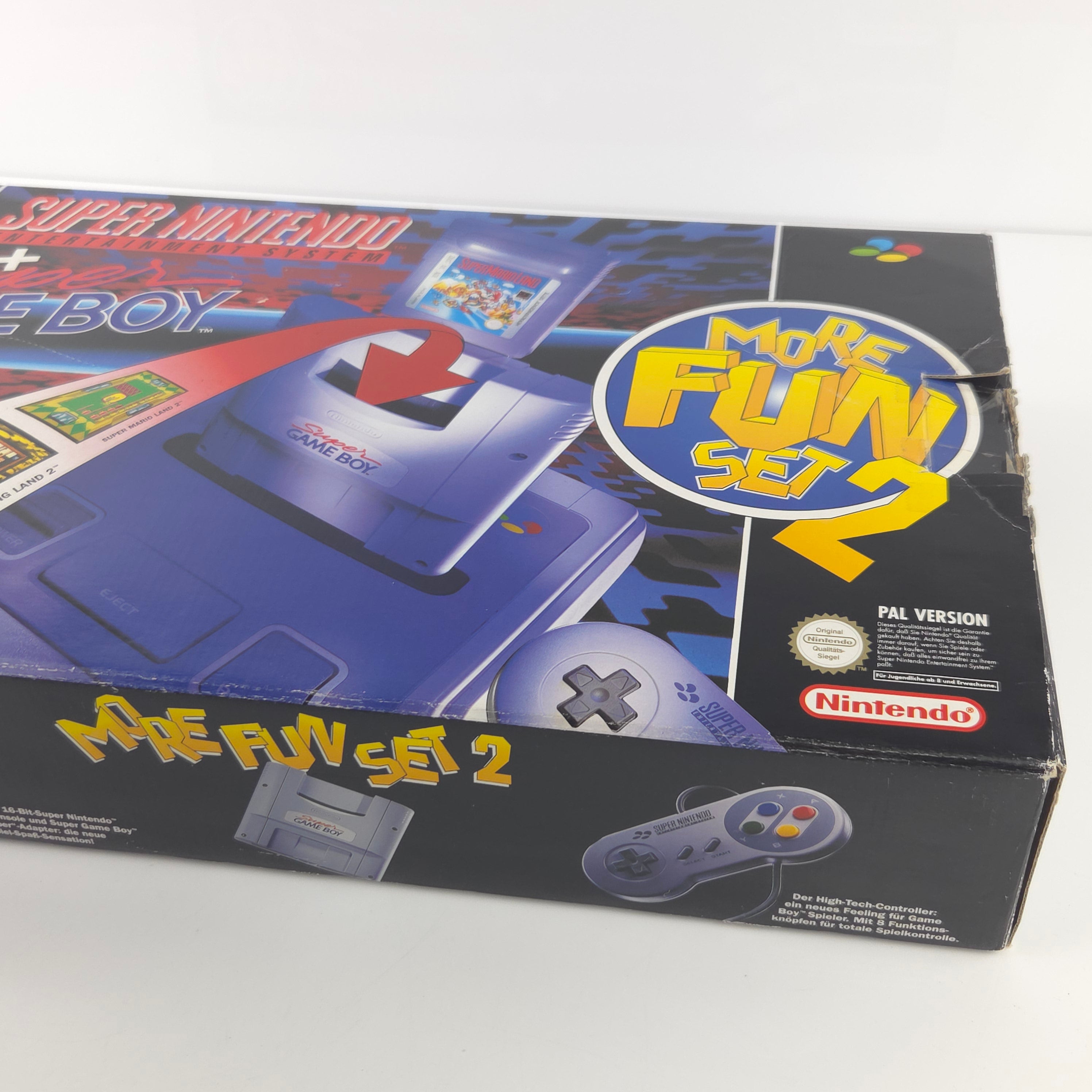 Super Nintendo Konsole More Fun Set PAL NOE