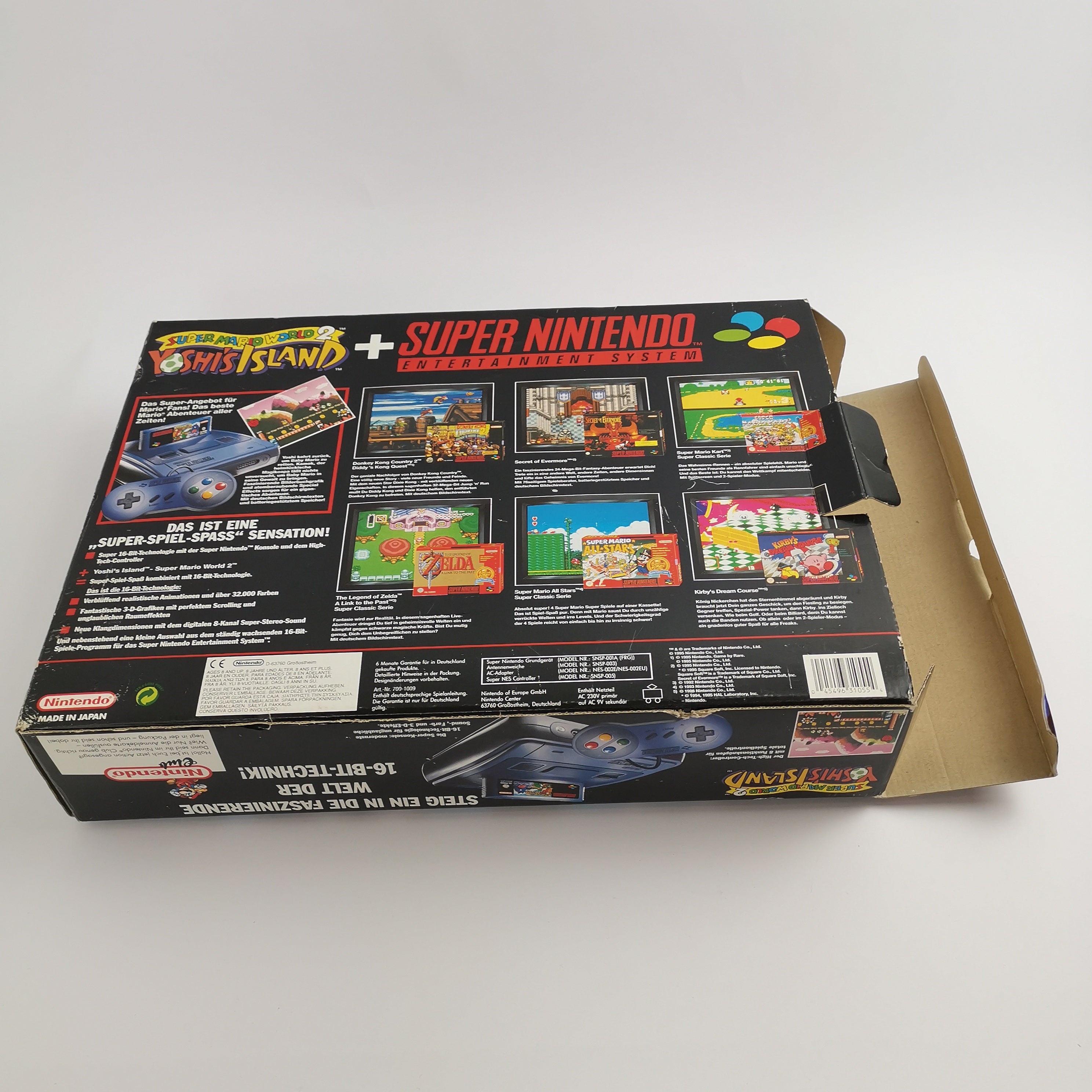 Super Nintendo Konsole – SMW2 Yoshis Island Action Pack OVP