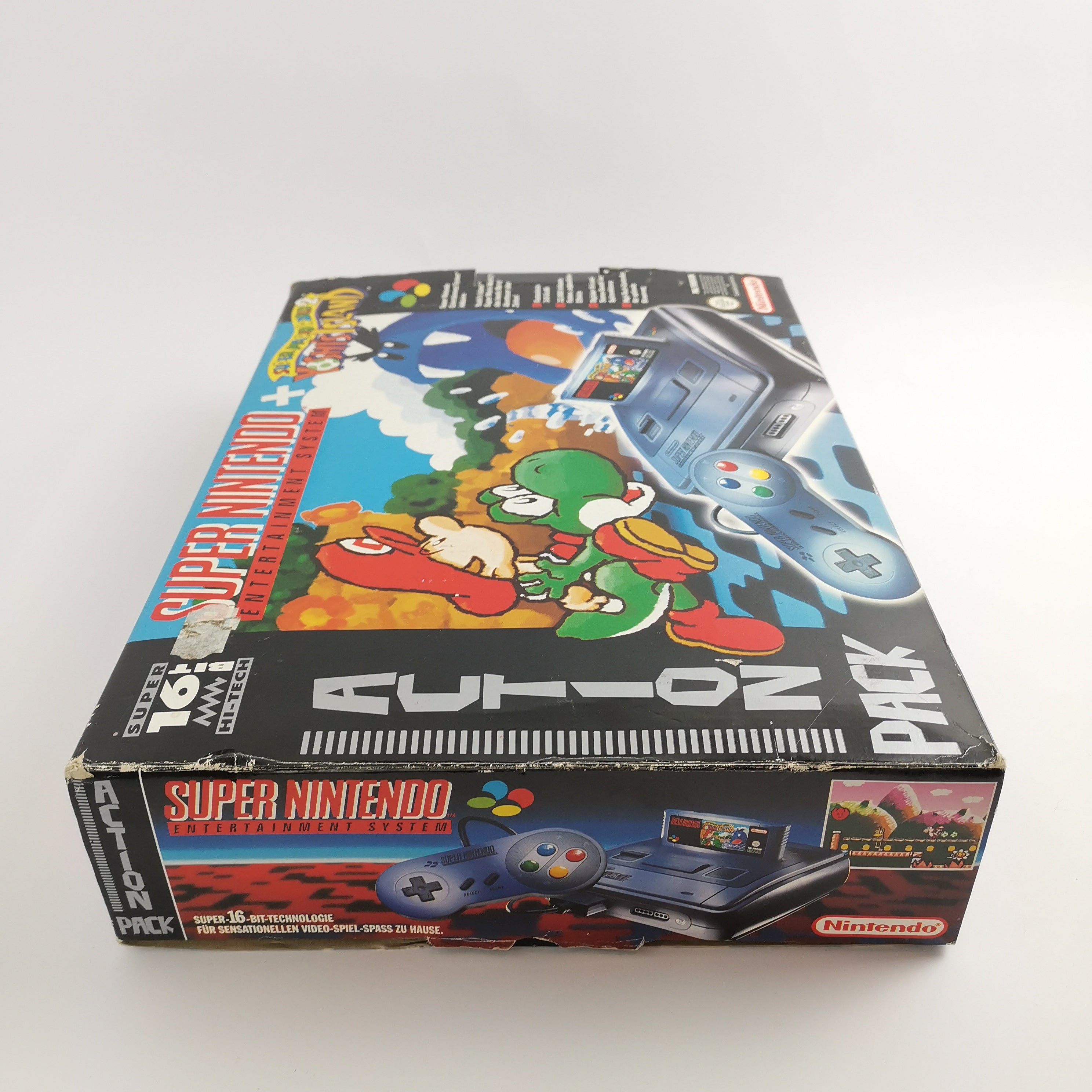 Super Nintendo Konsole – SMW2 Yoshis Island Action Pack OVP