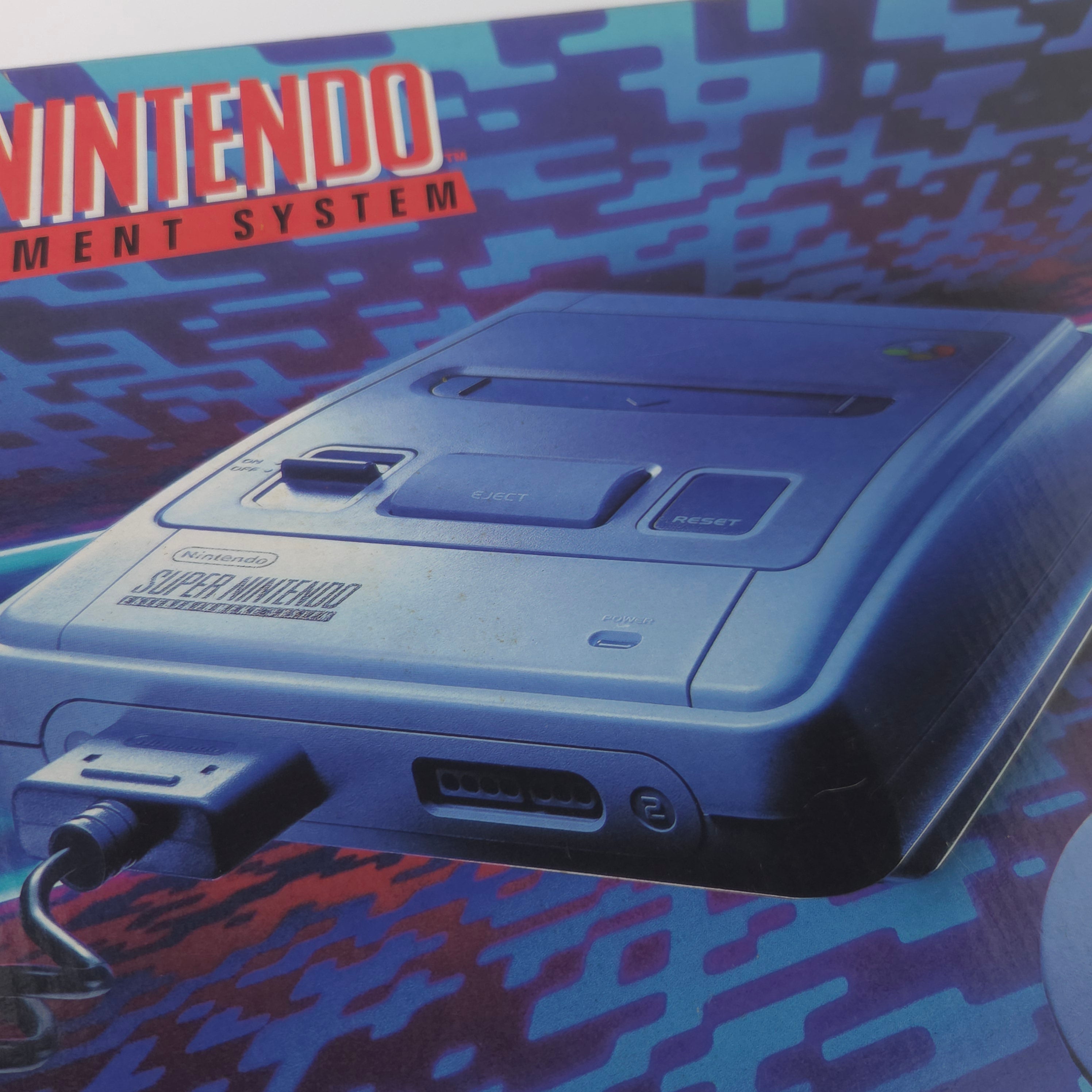 Super Nintendo Konsole Set Super Mario World SNES OVP PAL