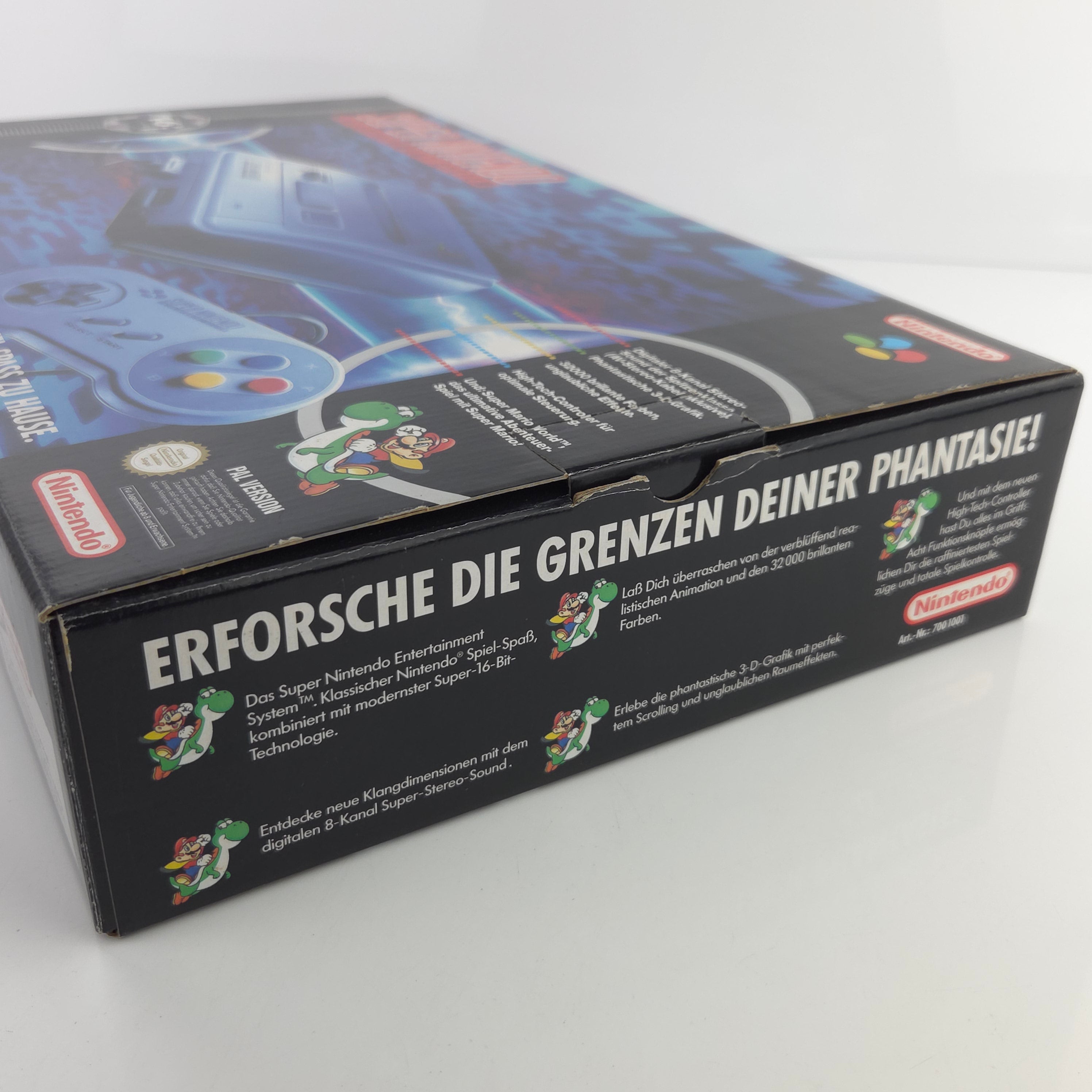 Super Nintendo Konsole Set Super Mario World SNES OVP PAL