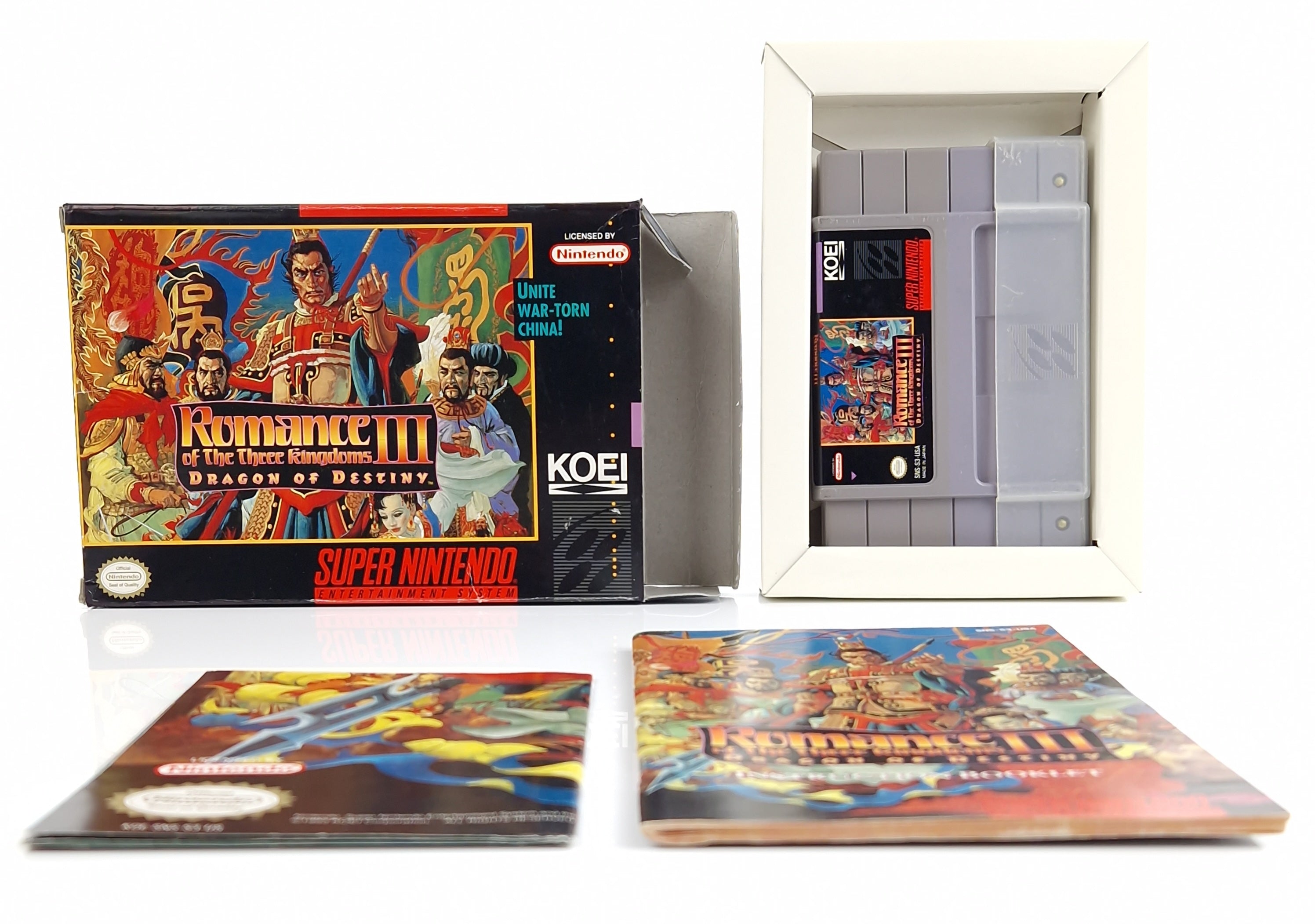 Super Nintendo Spiel – Romance of the Three Kingdoms III SNES