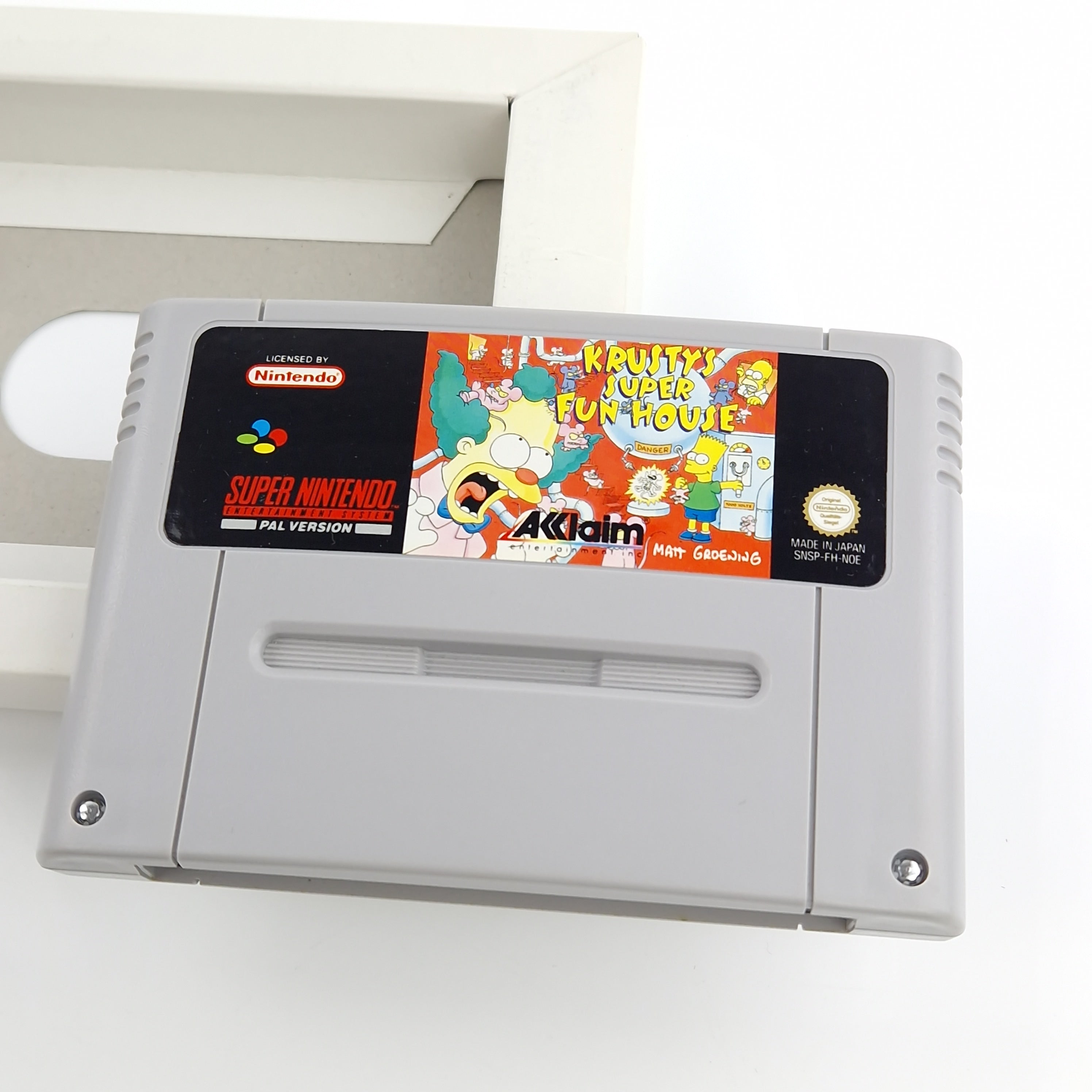 Super Nintendo Spiel – Krustys Super Fun House OVP PAL