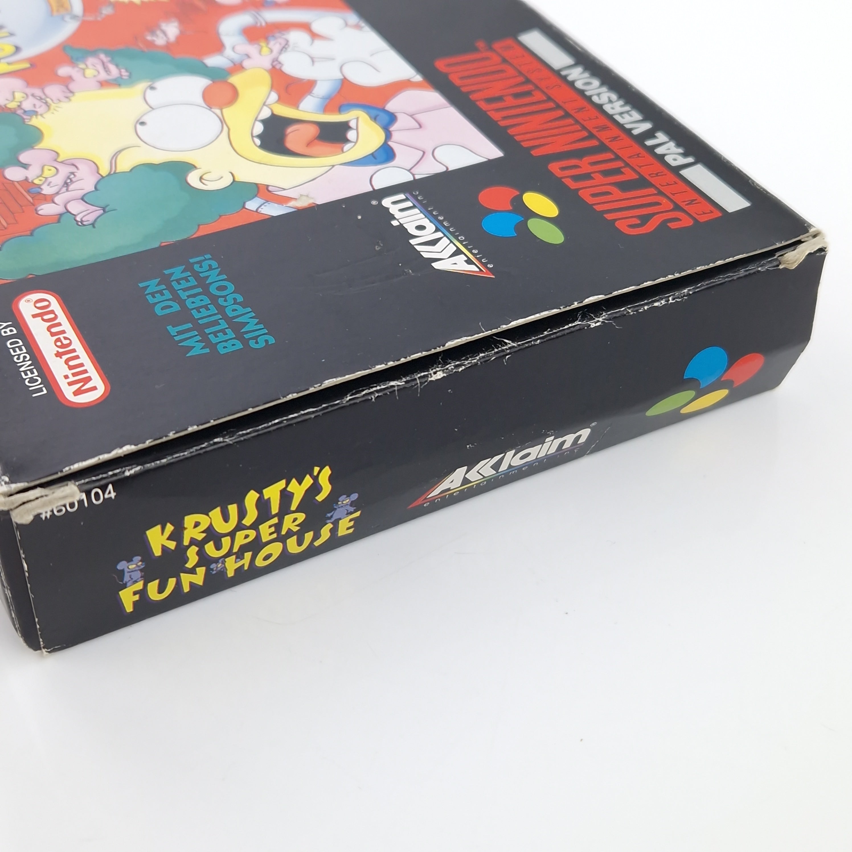 Super Nintendo Spiel – Krustys Super Fun House OVP PAL