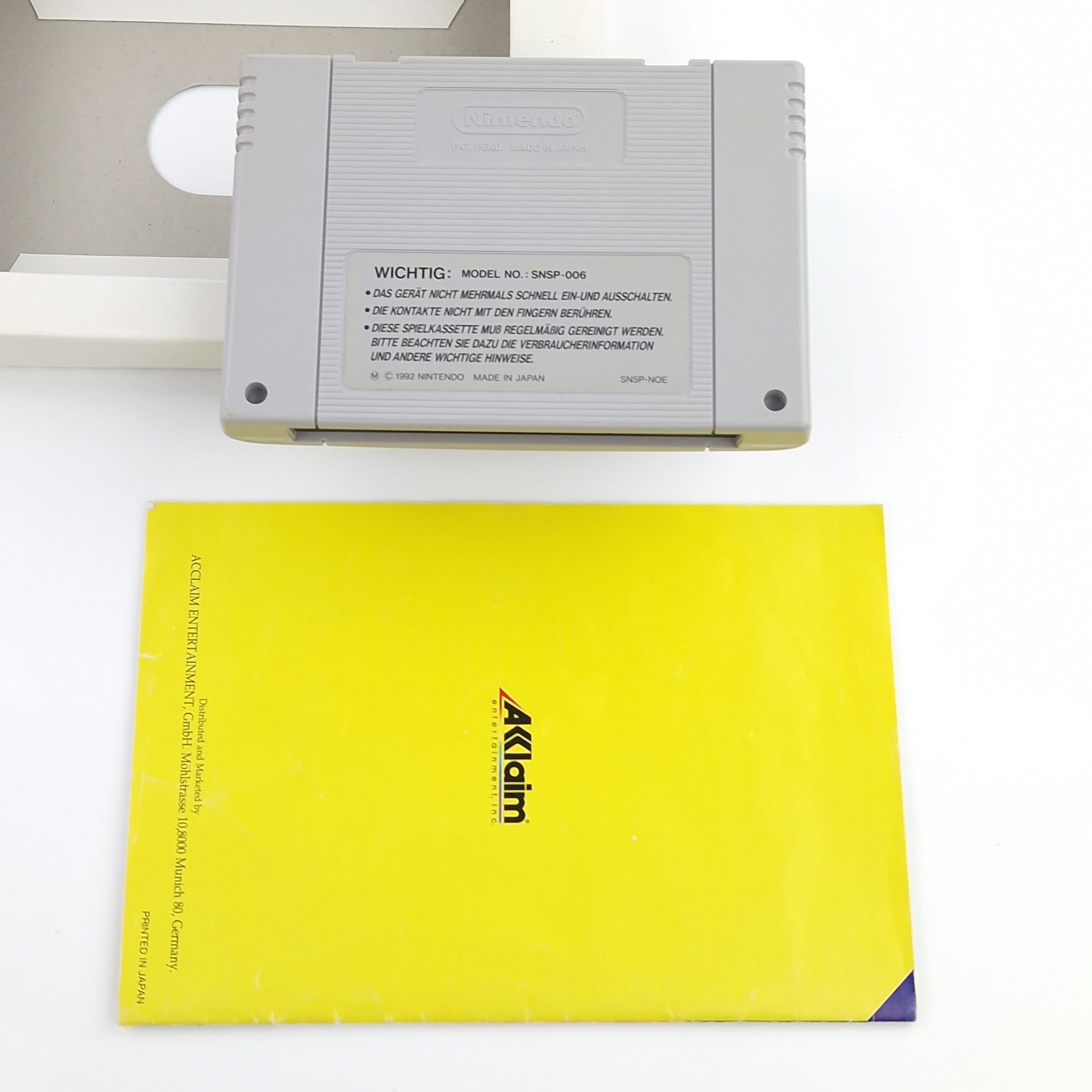 Super Nintendo Spiel – Krustys Super Fun House OVP PAL