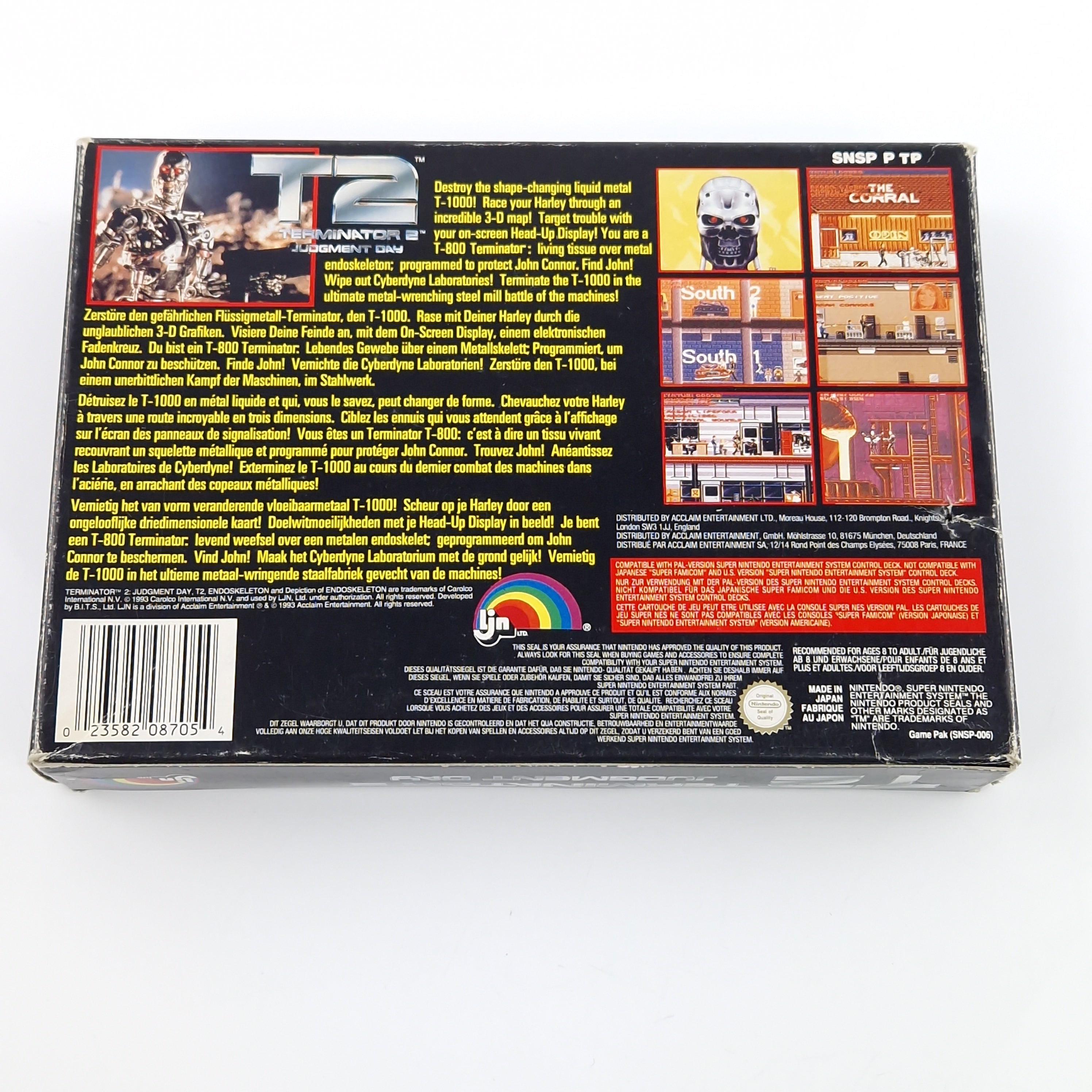 Super Nintendo Spiel – T2 Judgment Day (SNES OVP PAL)