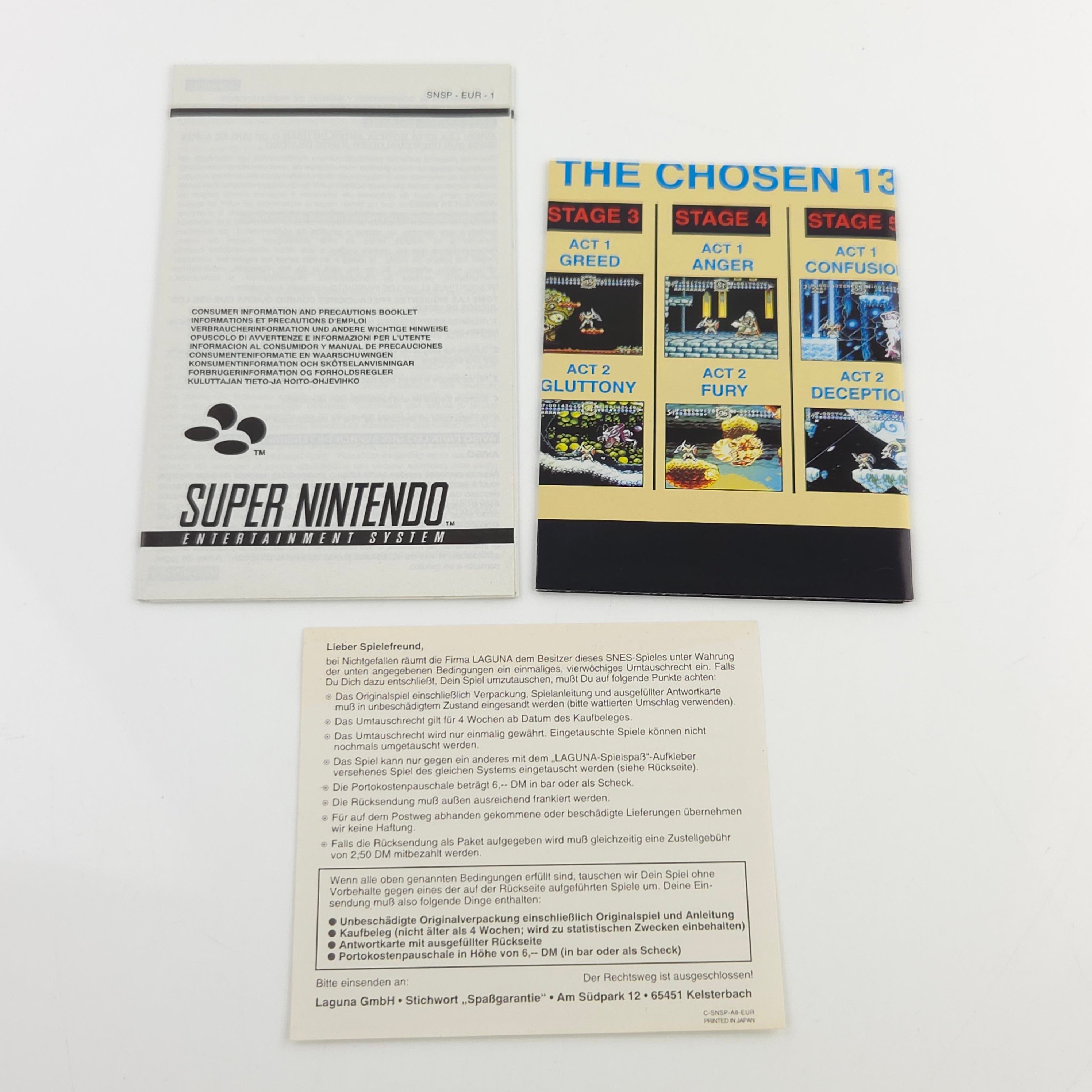 Super Nintendo Spiel – Actraiser 2 SNES OVP PAL EUR