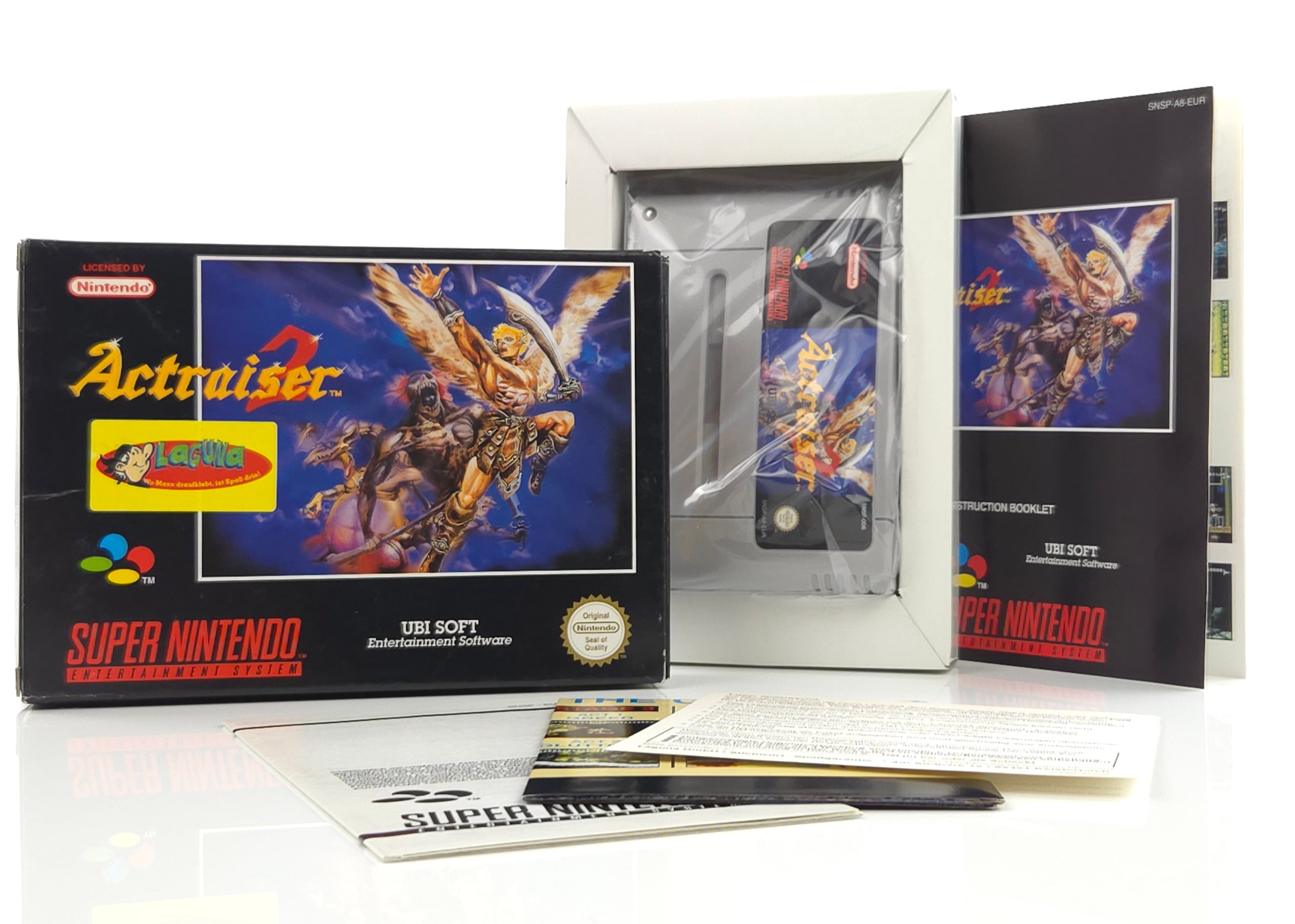 Super Nintendo Spiel – Actraiser 2 SNES OVP PAL EUR