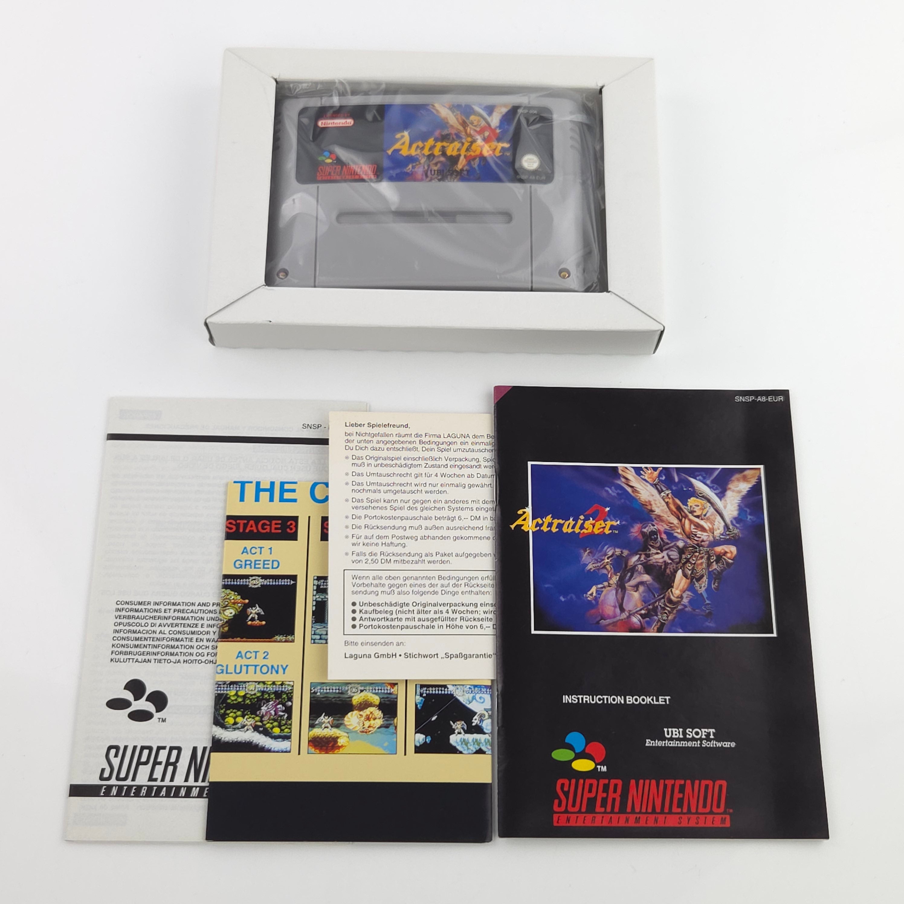 Super Nintendo Spiel – Actraiser 2 SNES OVP PAL EUR