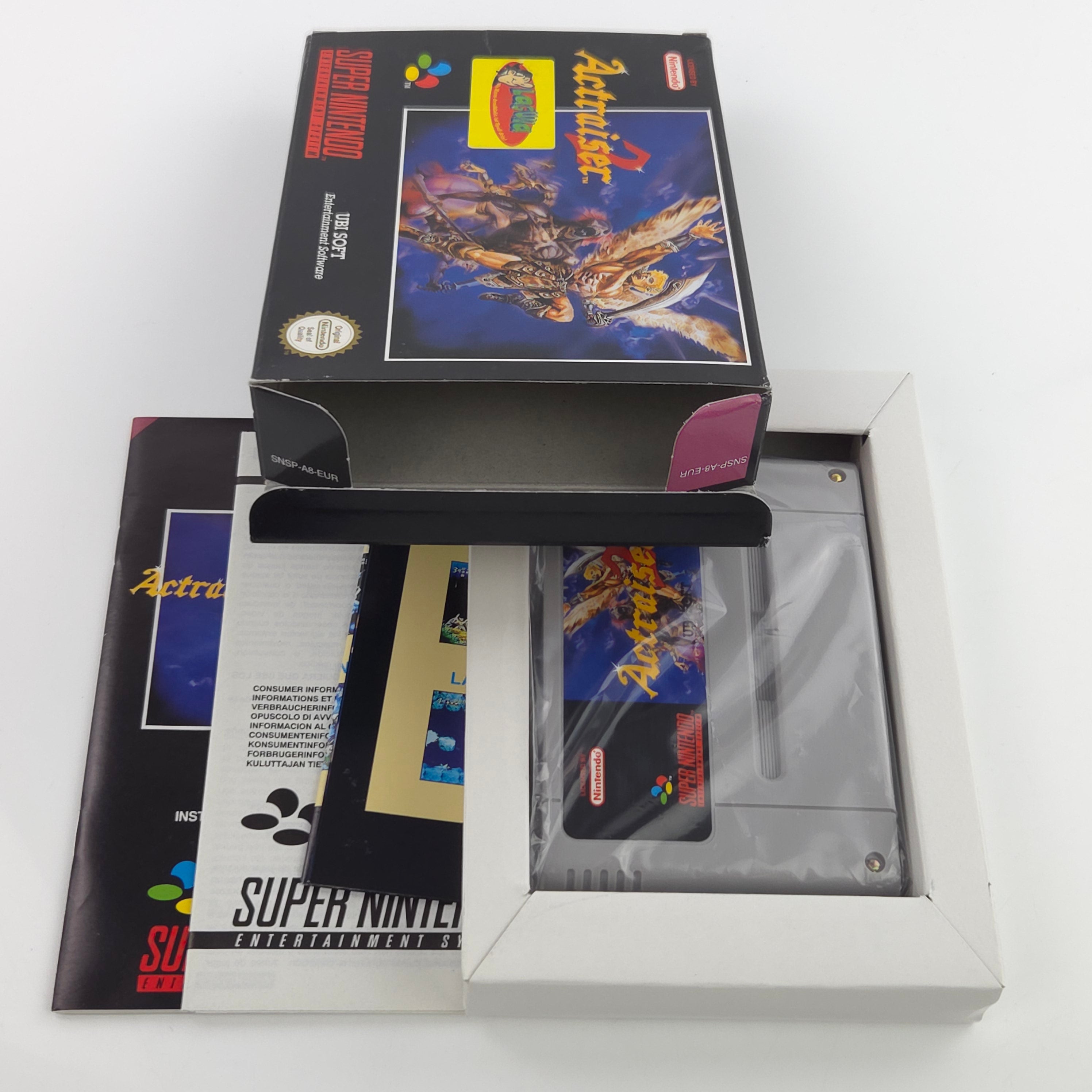 Super Nintendo Spiel – Actraiser 2 SNES OVP PAL EUR