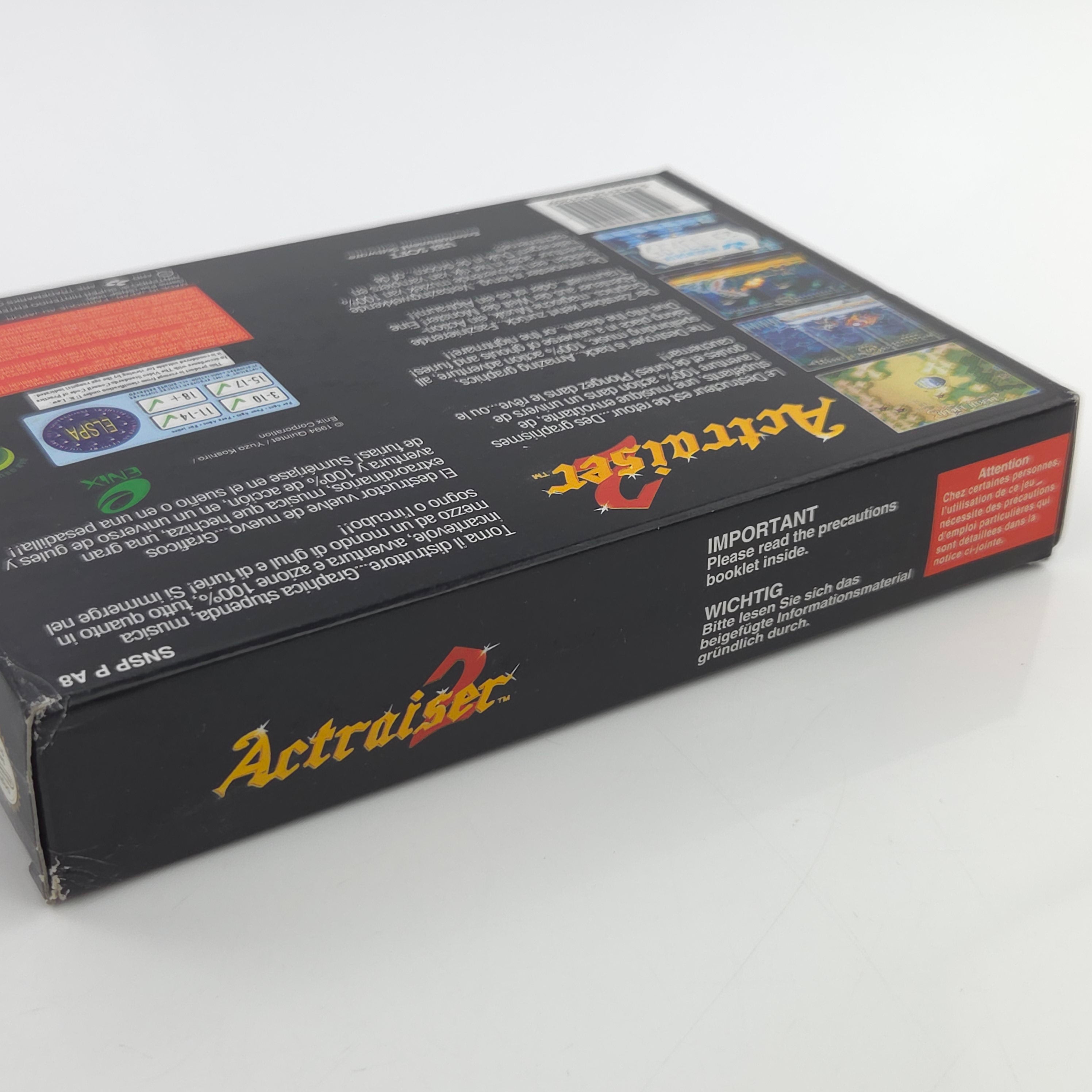 Super Nintendo Spiel – Actraiser 2 SNES OVP PAL EUR