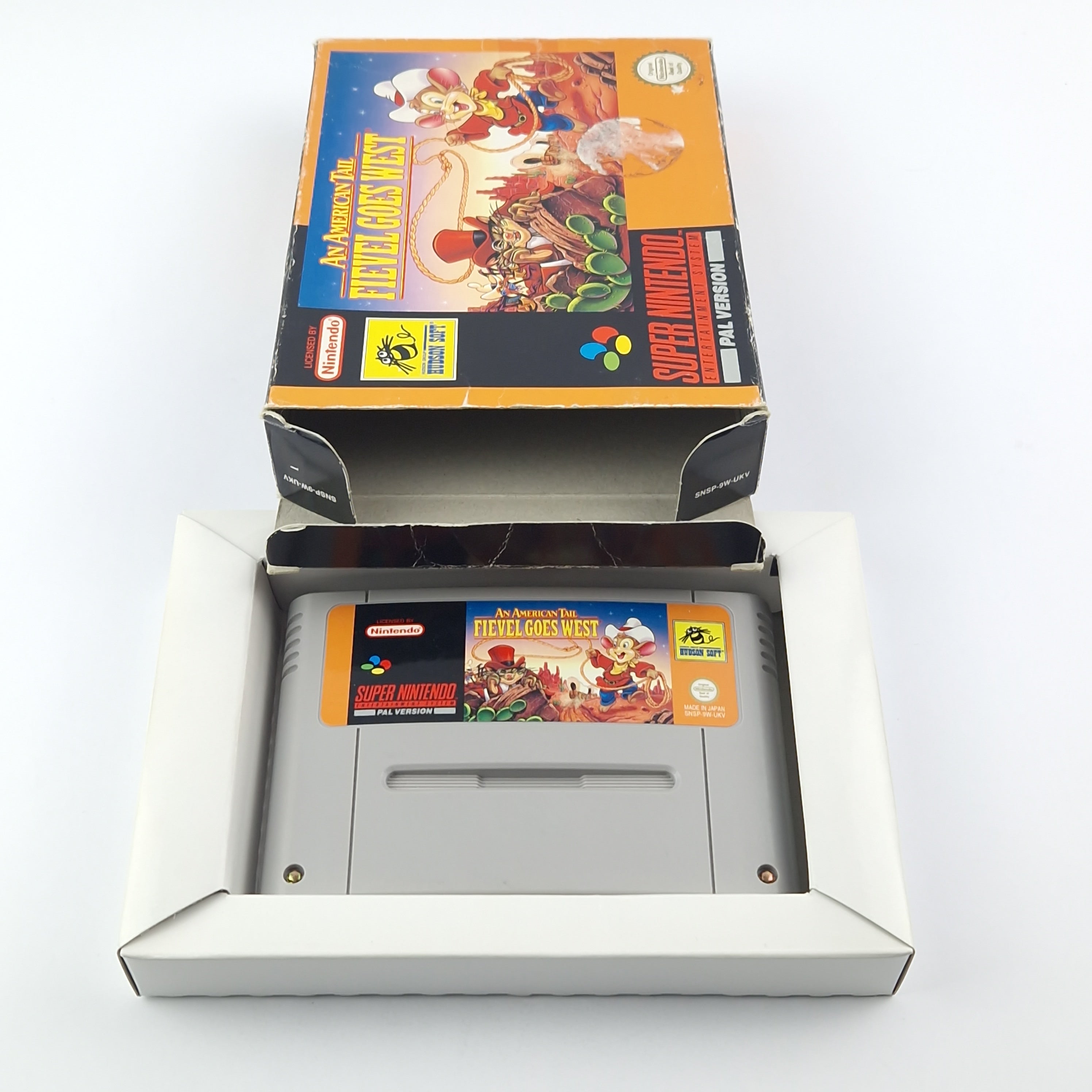 Super Nintendo Spiel – Fievel Goes West Modul OVP