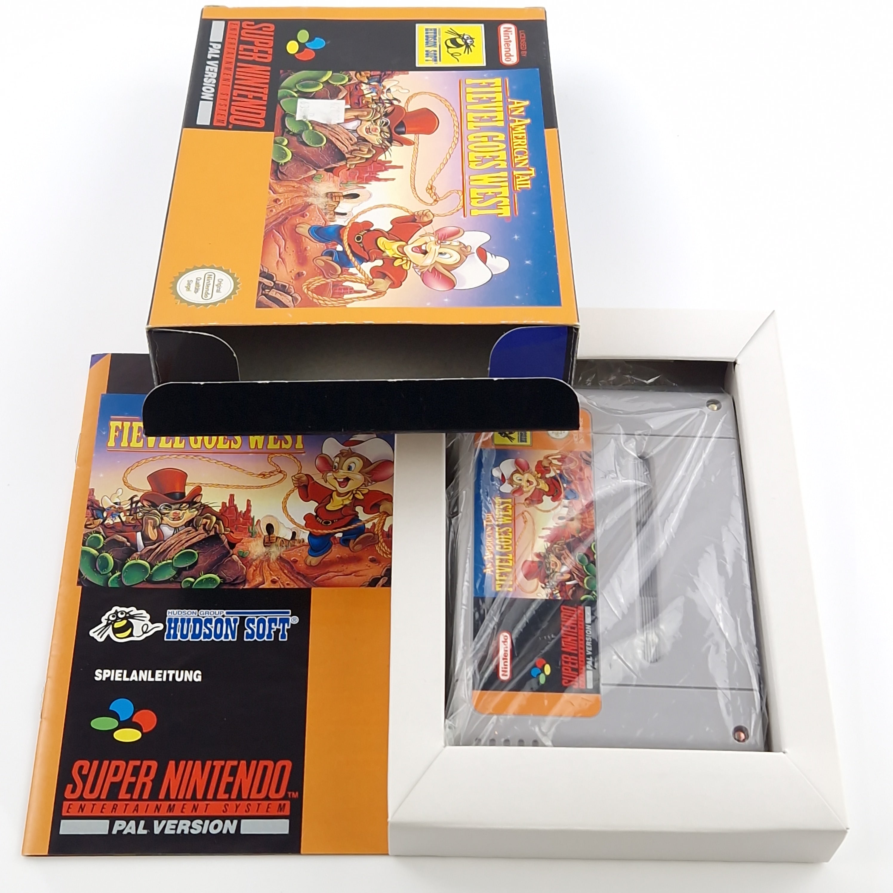 Super Nintendo Spiel – Fievel Goes West OVP PAL SNES