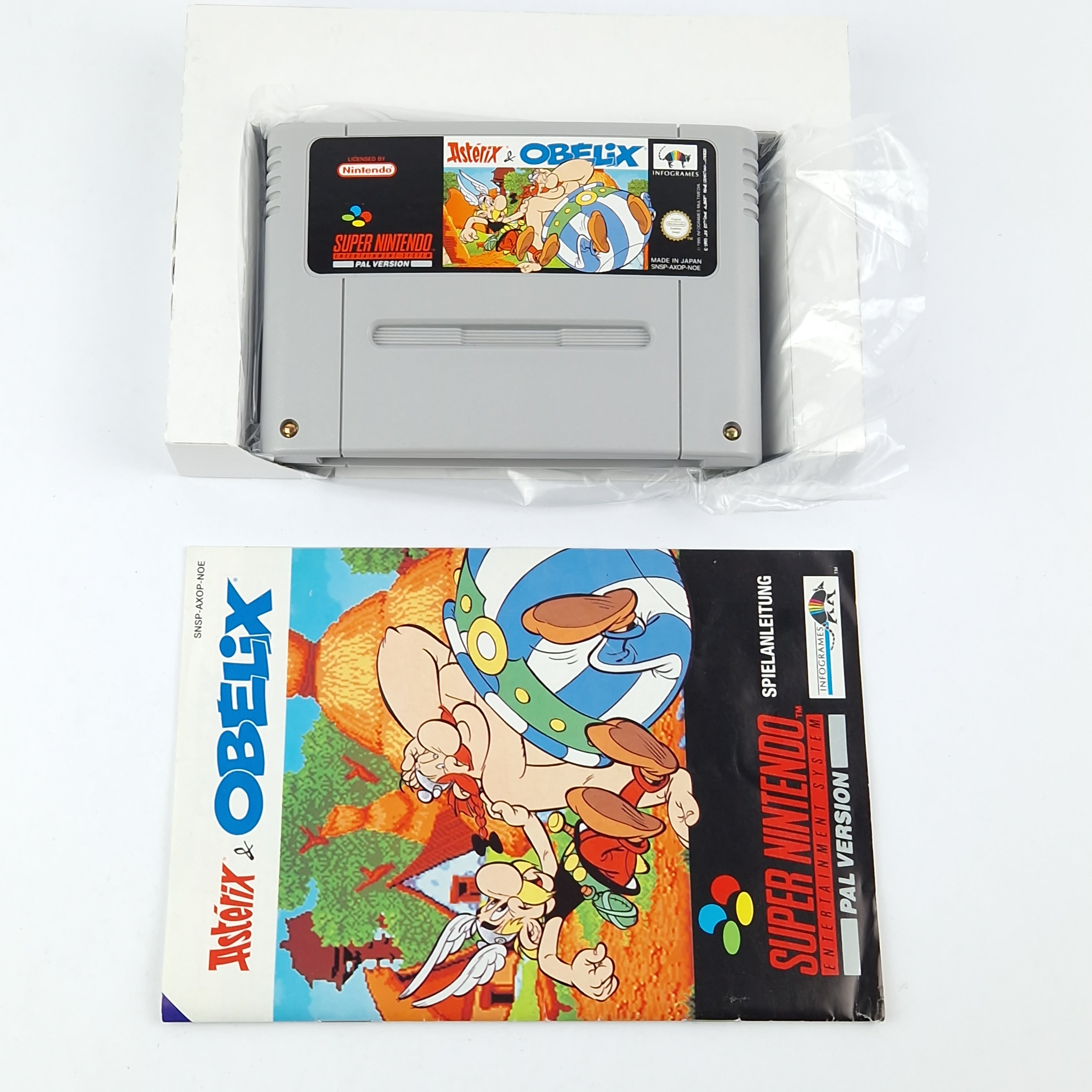 Super Nintendo Spiel – Asterix & Obelix OVP PAL SNES
