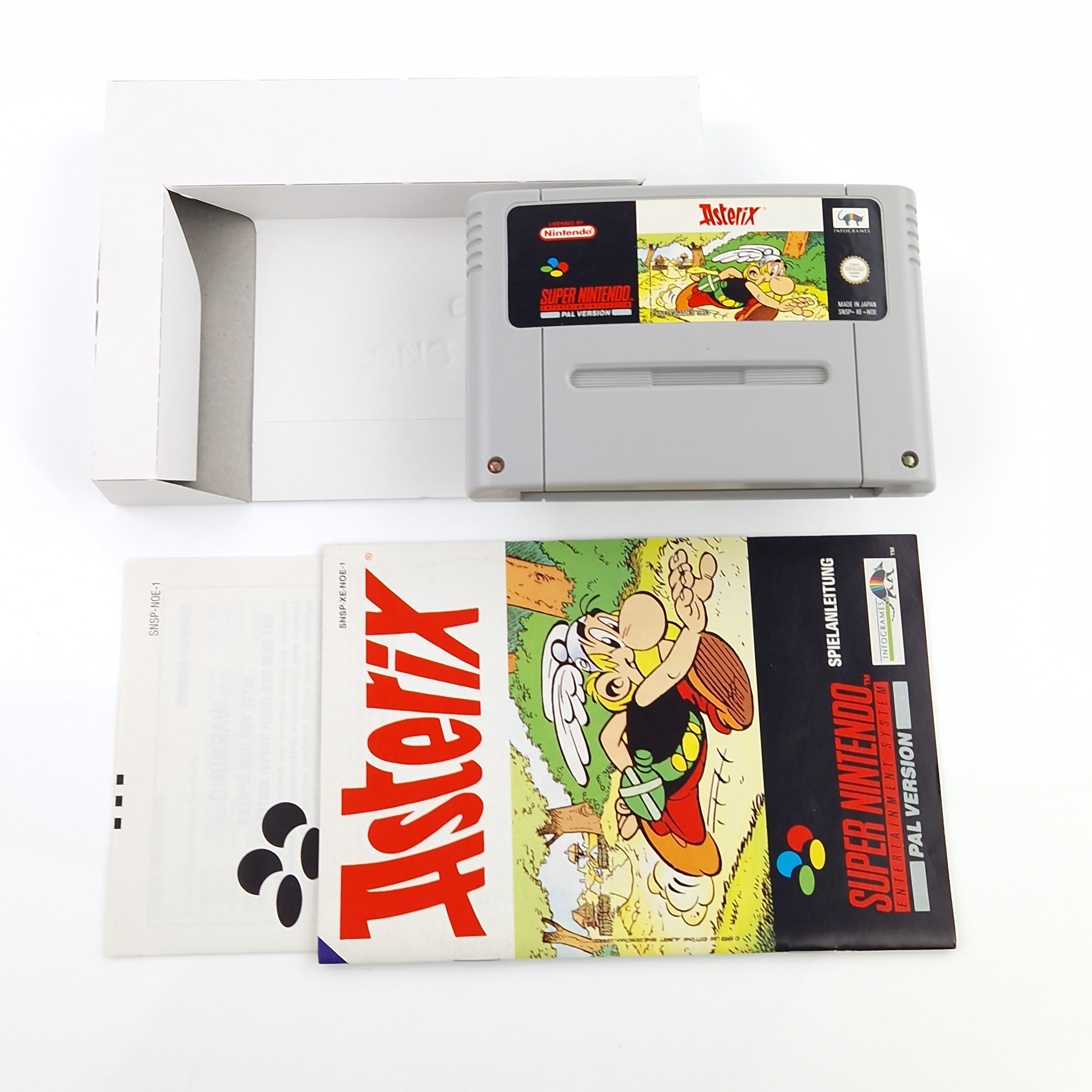 Super Nintendo Spiel – Asterix SNES Modul OVP PAL