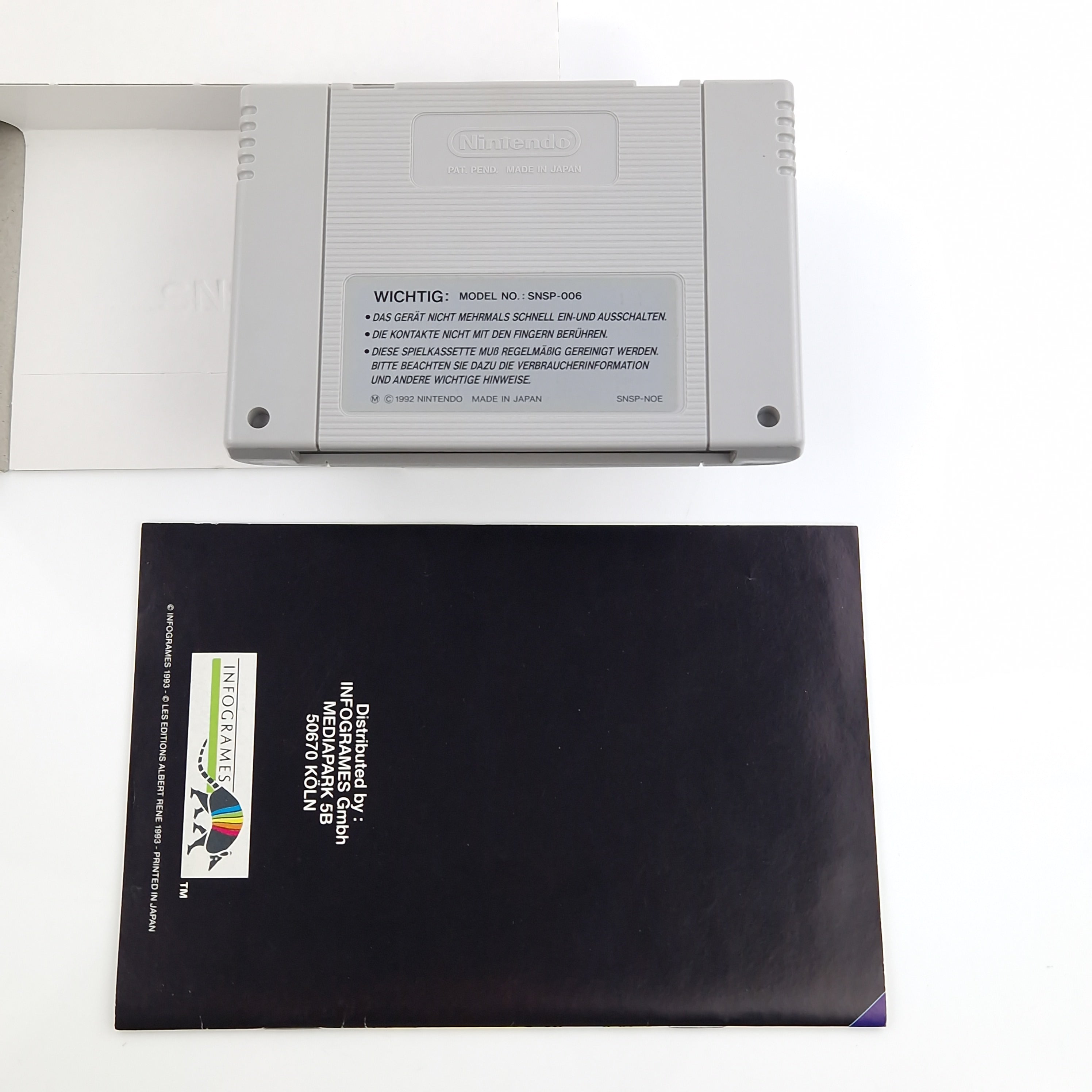 Super Nintendo Spiel – Asterix SNES Modul OVP PAL