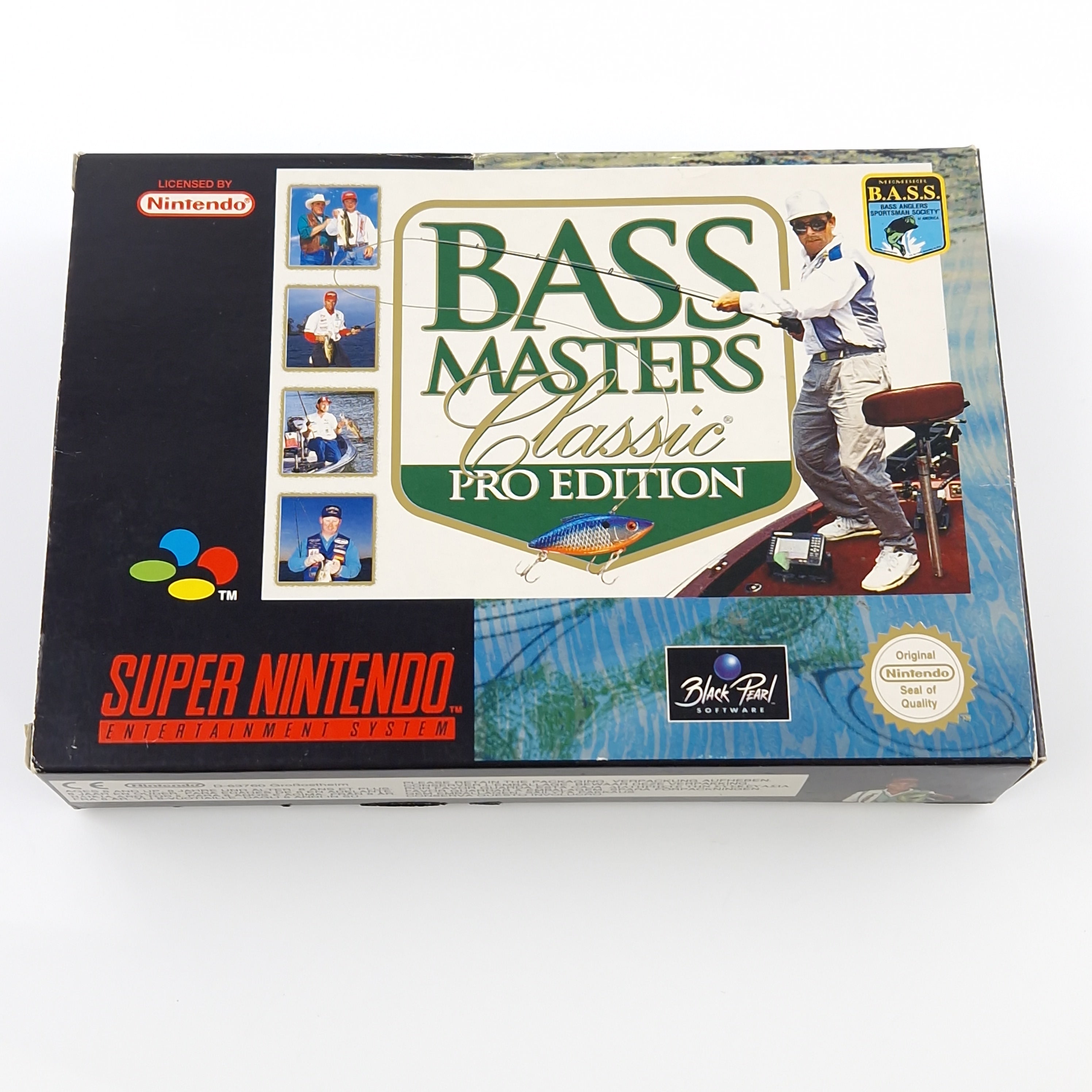Super Nintendo Spiel – Bass Masters Classic Pro Edition OVP