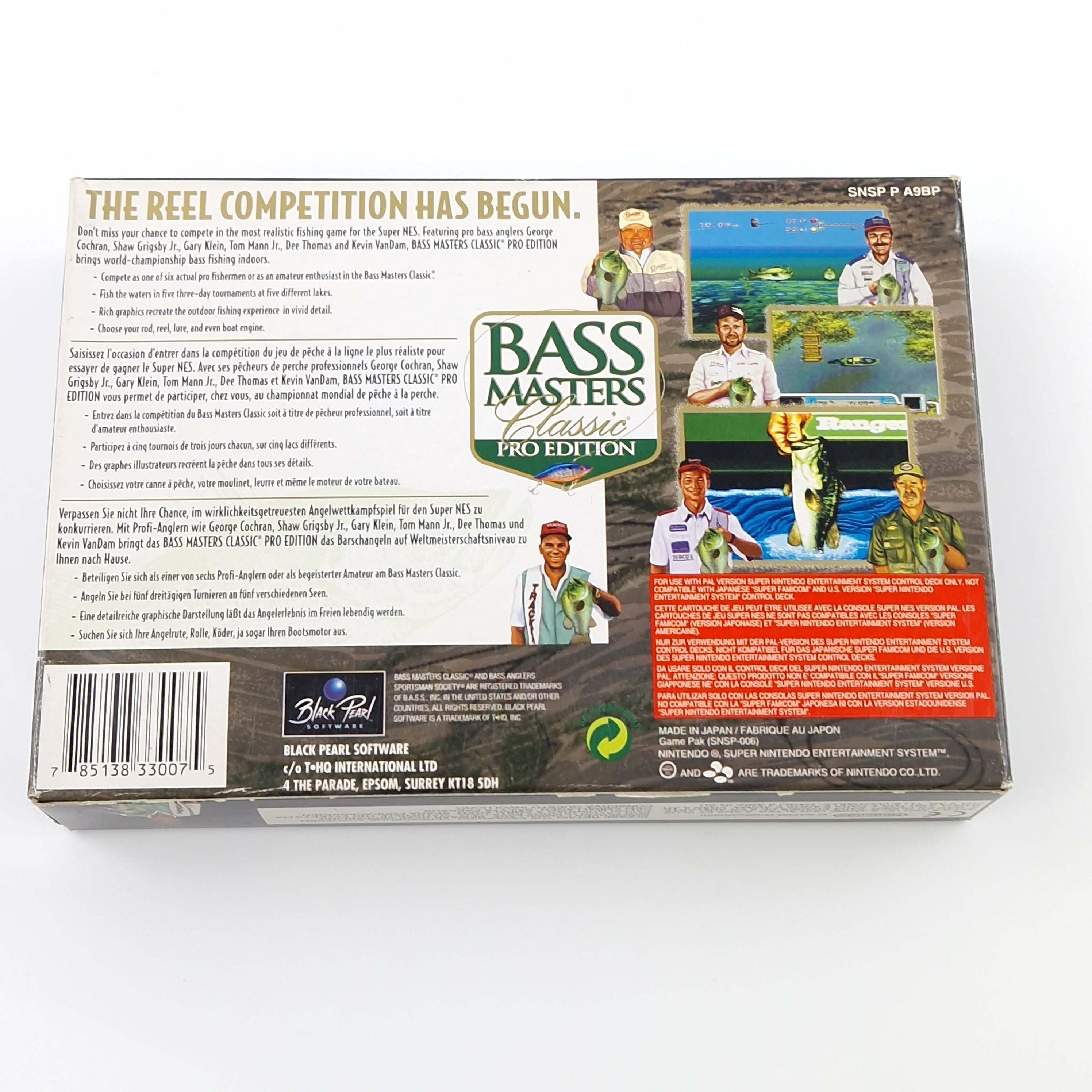 Super Nintendo Spiel – Bass Masters Classic Pro Edition OVP