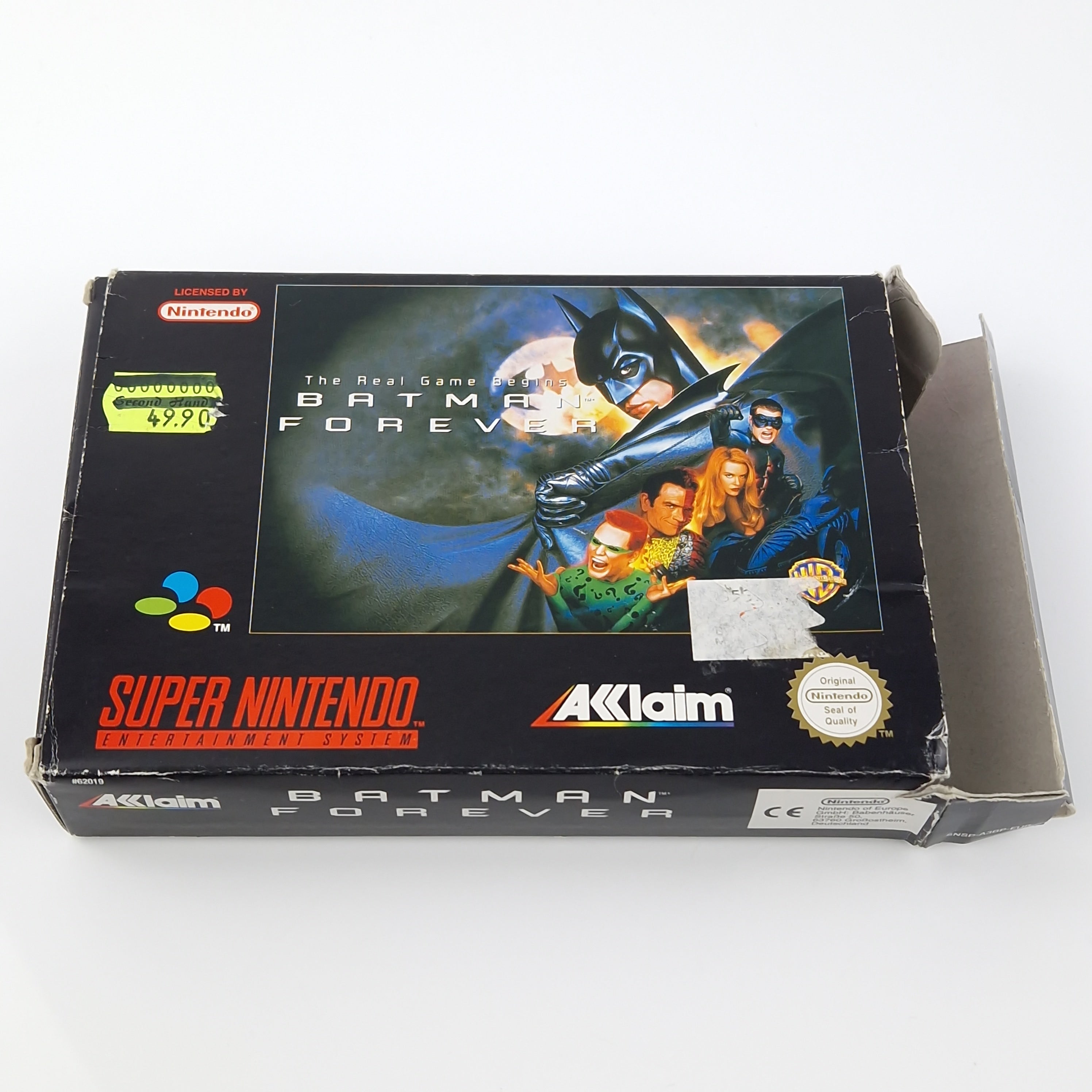 Super Nintendo Spiel – Batman Forever OVP PAL