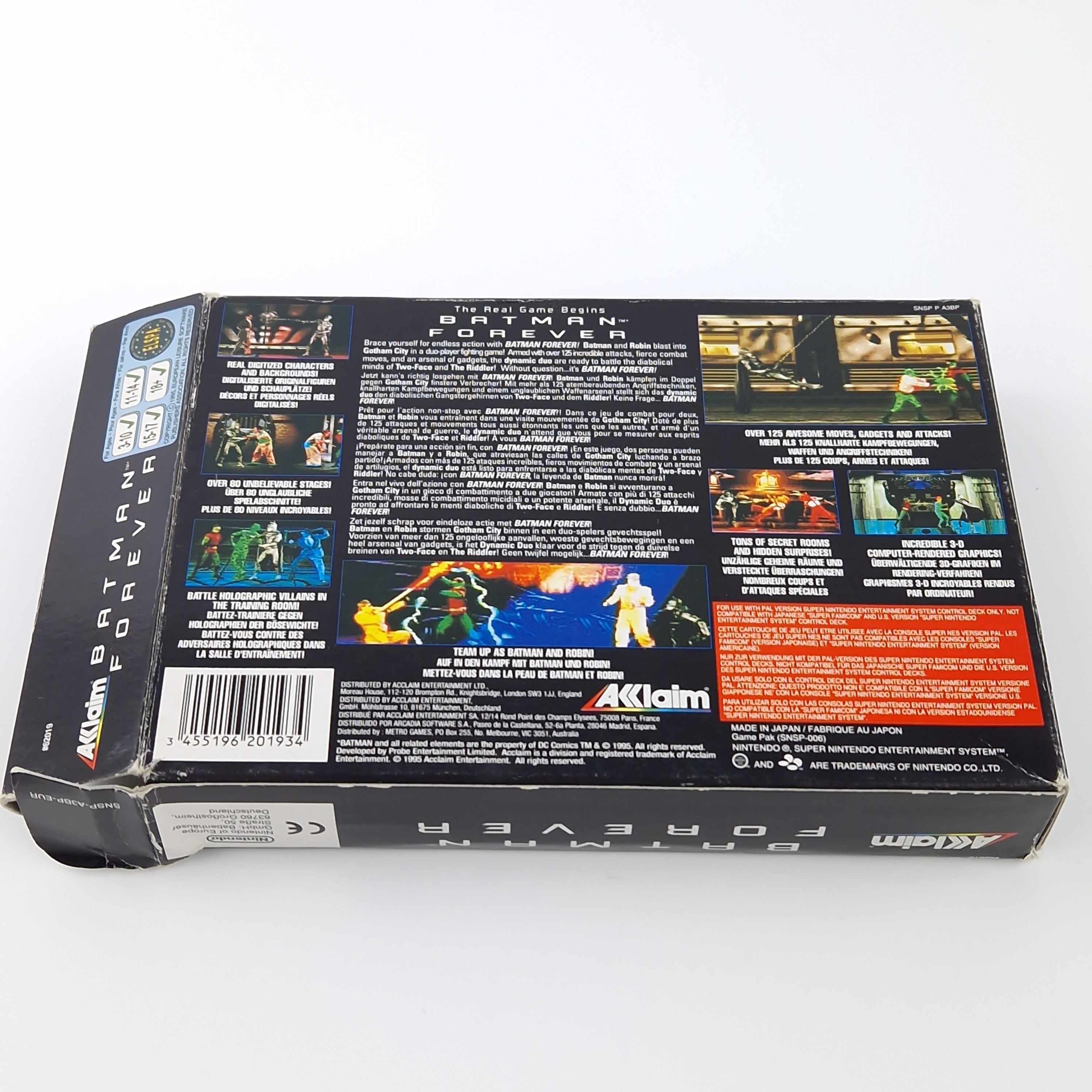 Super Nintendo Spiel – Batman Forever OVP PAL