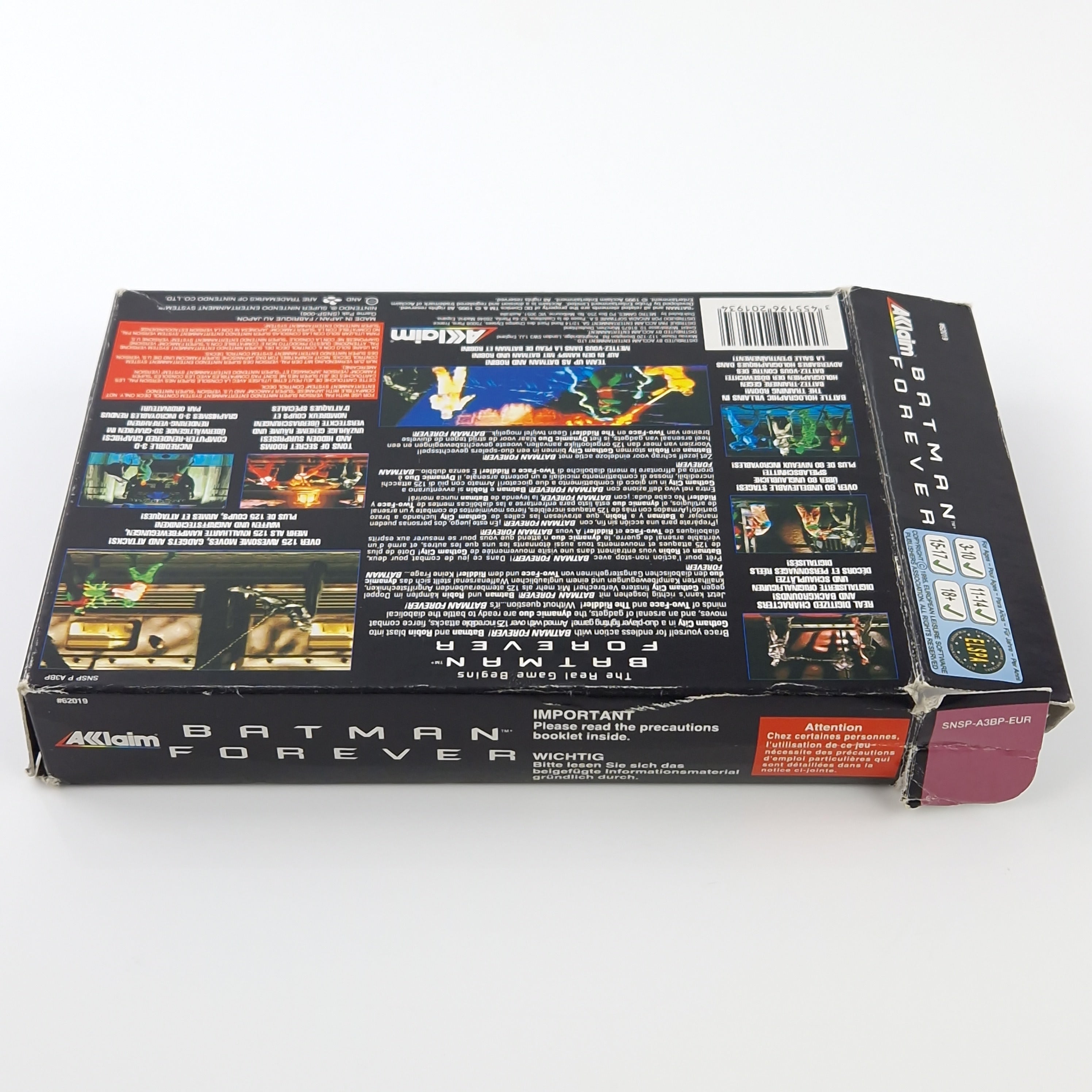 Super Nintendo Spiel – Batman Forever OVP PAL