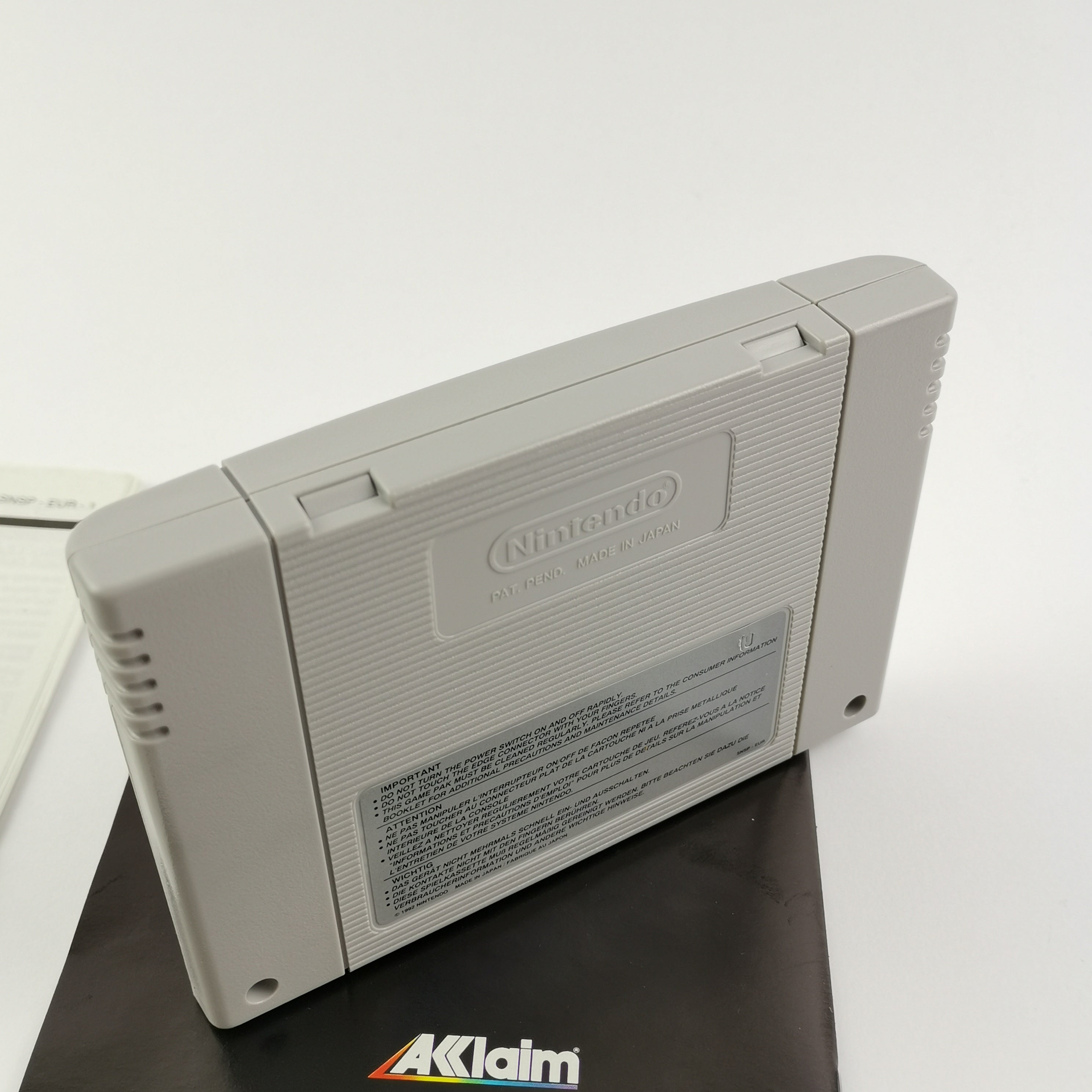 Super Nintendo Spiel – Batman Forever OVP Anleitung PAL