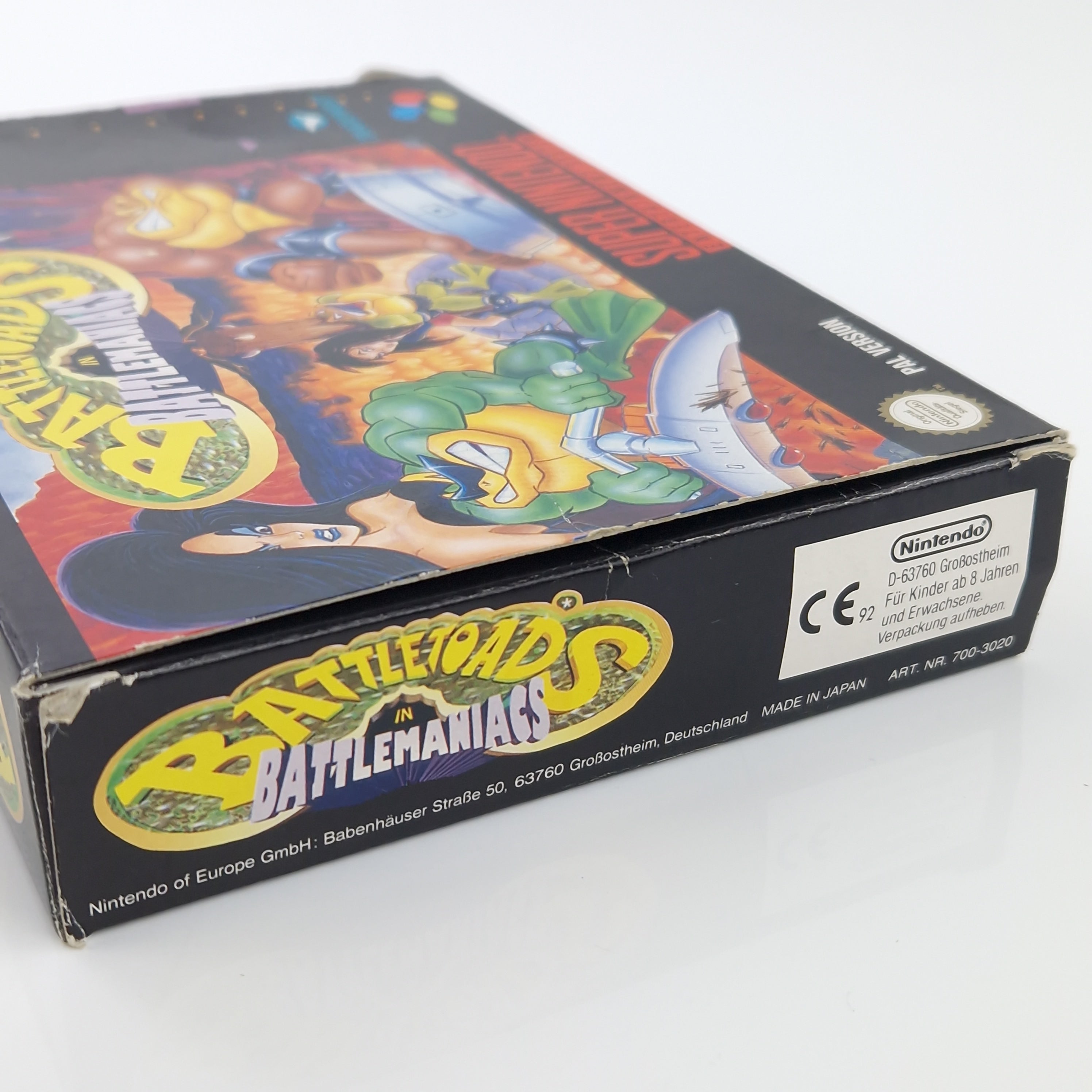 Super Nintendo Spiel – Battletoads in Battlemaniacs OVP PAL