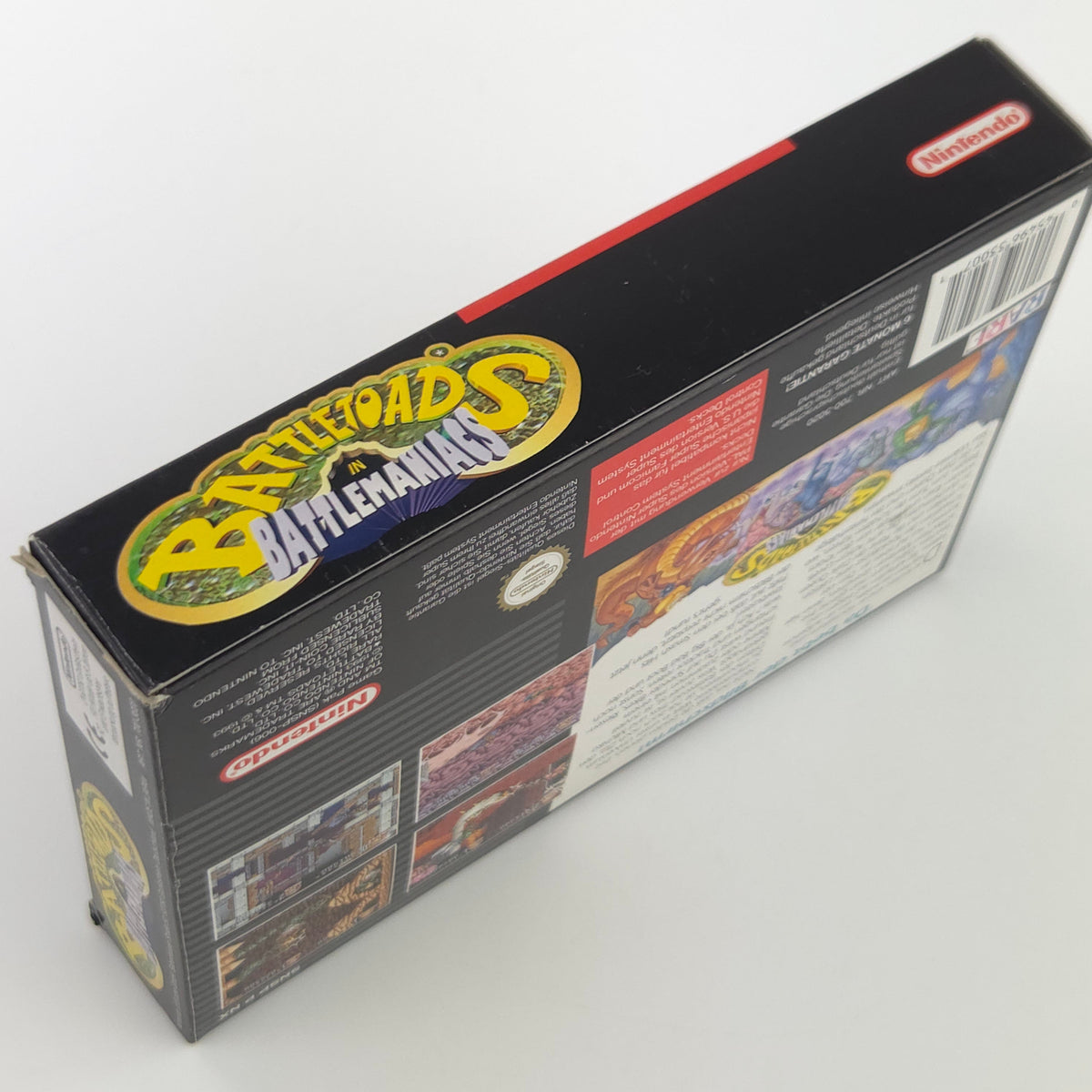 Super Nintendo Spiel Battletoads nahezu neuwertig CIB
