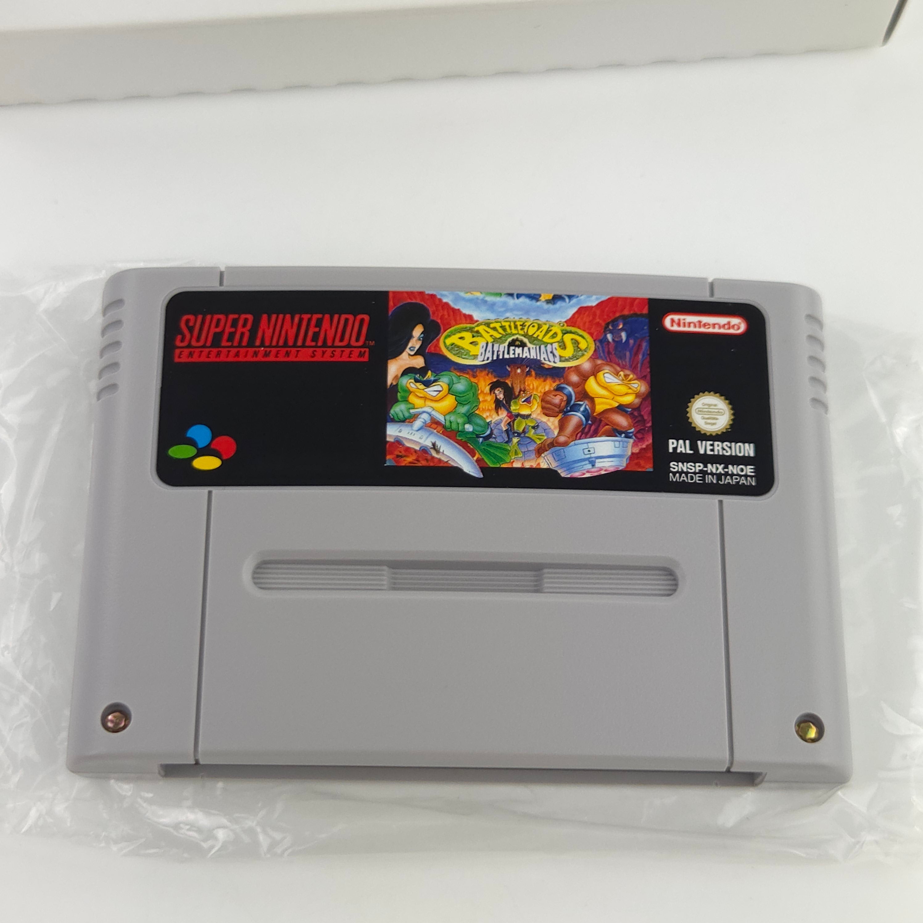Super Nintendo Spiel Battletoads nahezu neuwertig CIB