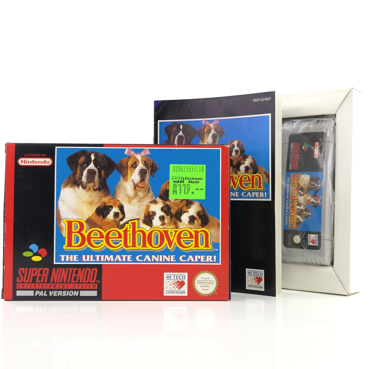 Super Nintendo Spiel Beethoven Ultimate Canine Caper OVP PAL