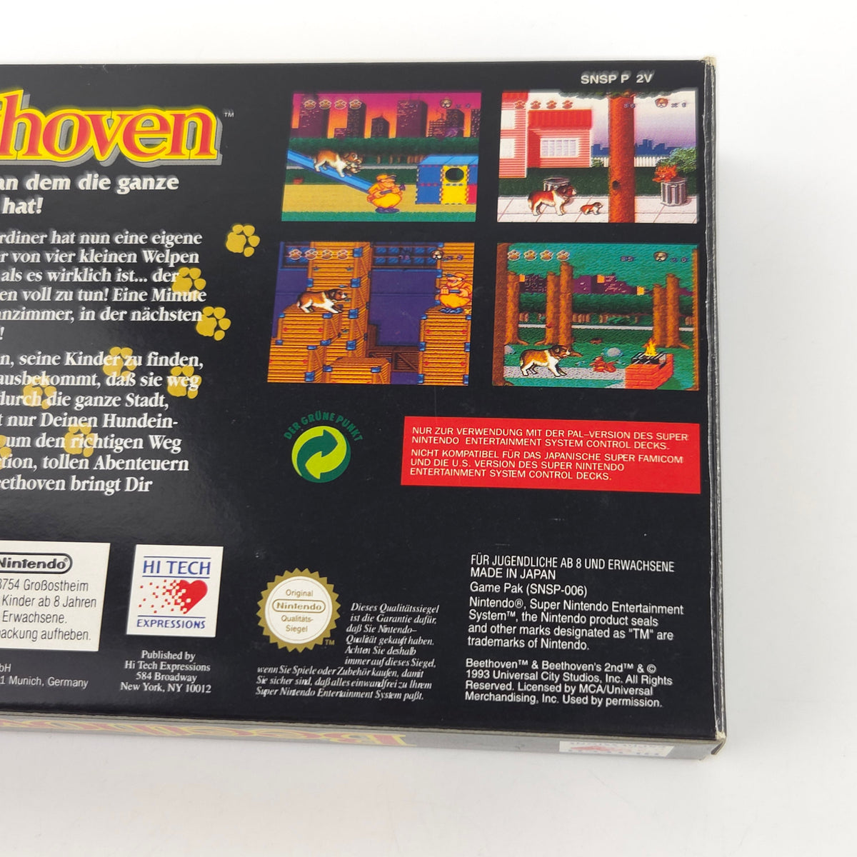 Super Nintendo Spiel Beethoven Ultimate Canine Caper OVP PAL