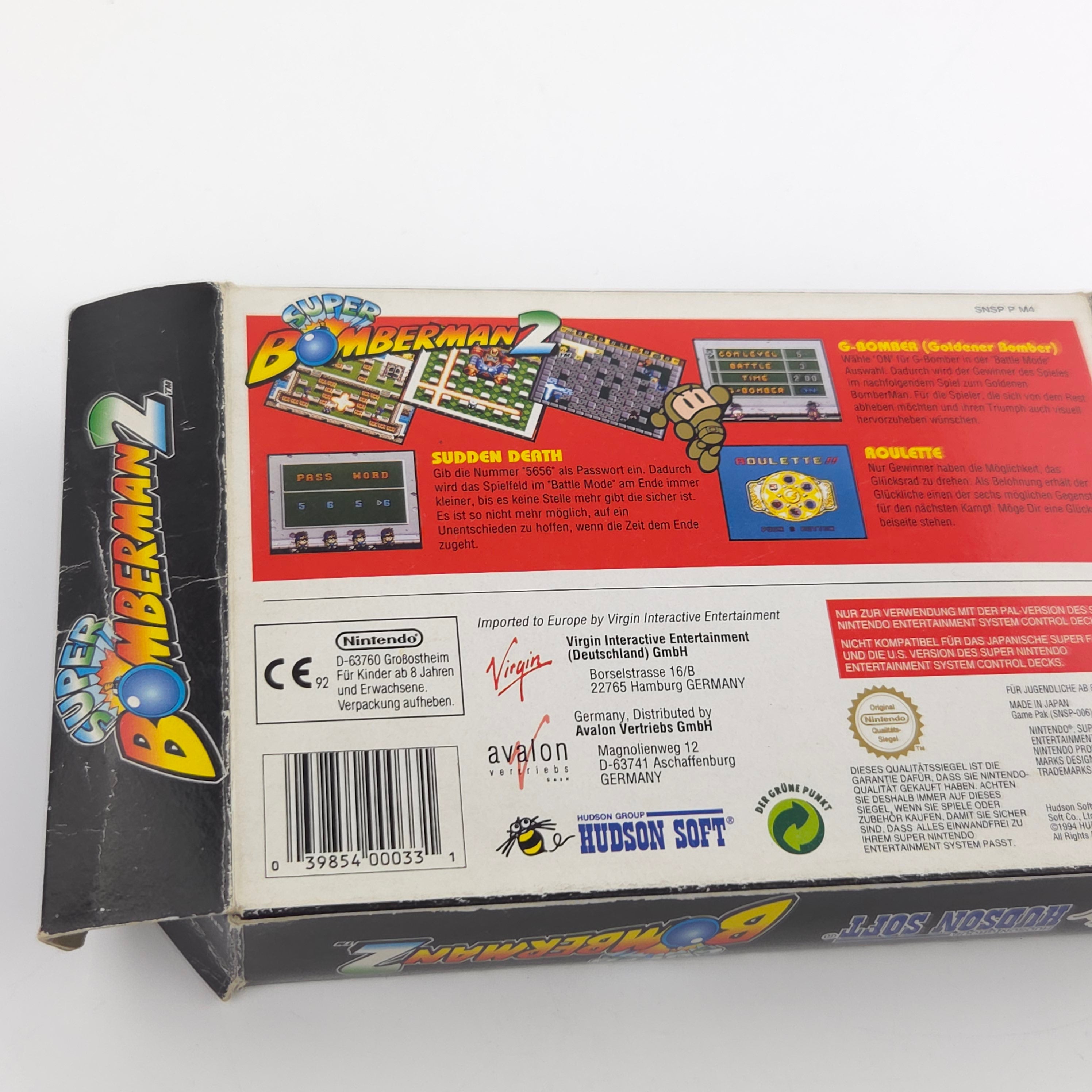 Super Nintendo Spiel – Super Bomberman 2 (SNES)