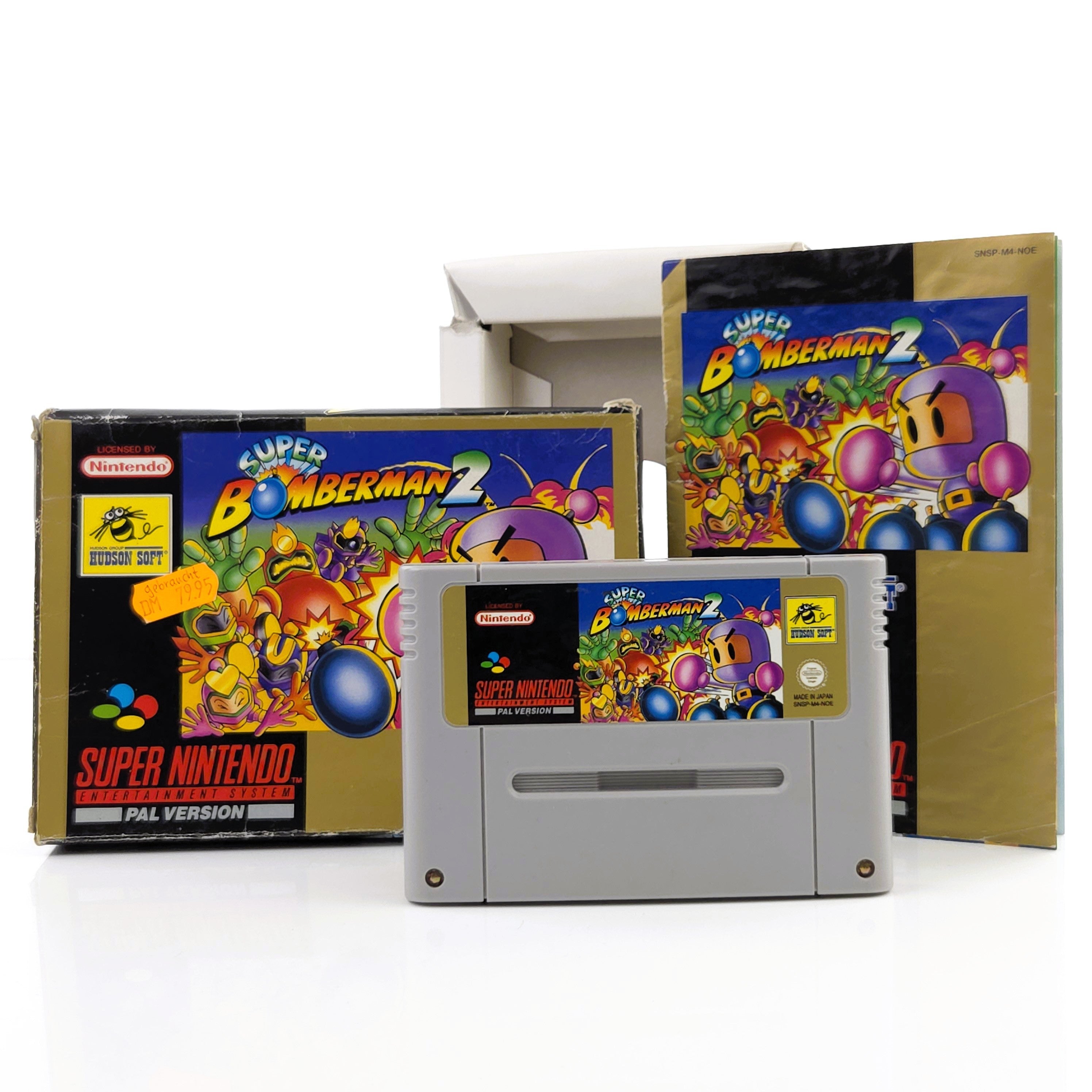 Super Nintendo Spiel – Super Bomberman 2 (SNES)
