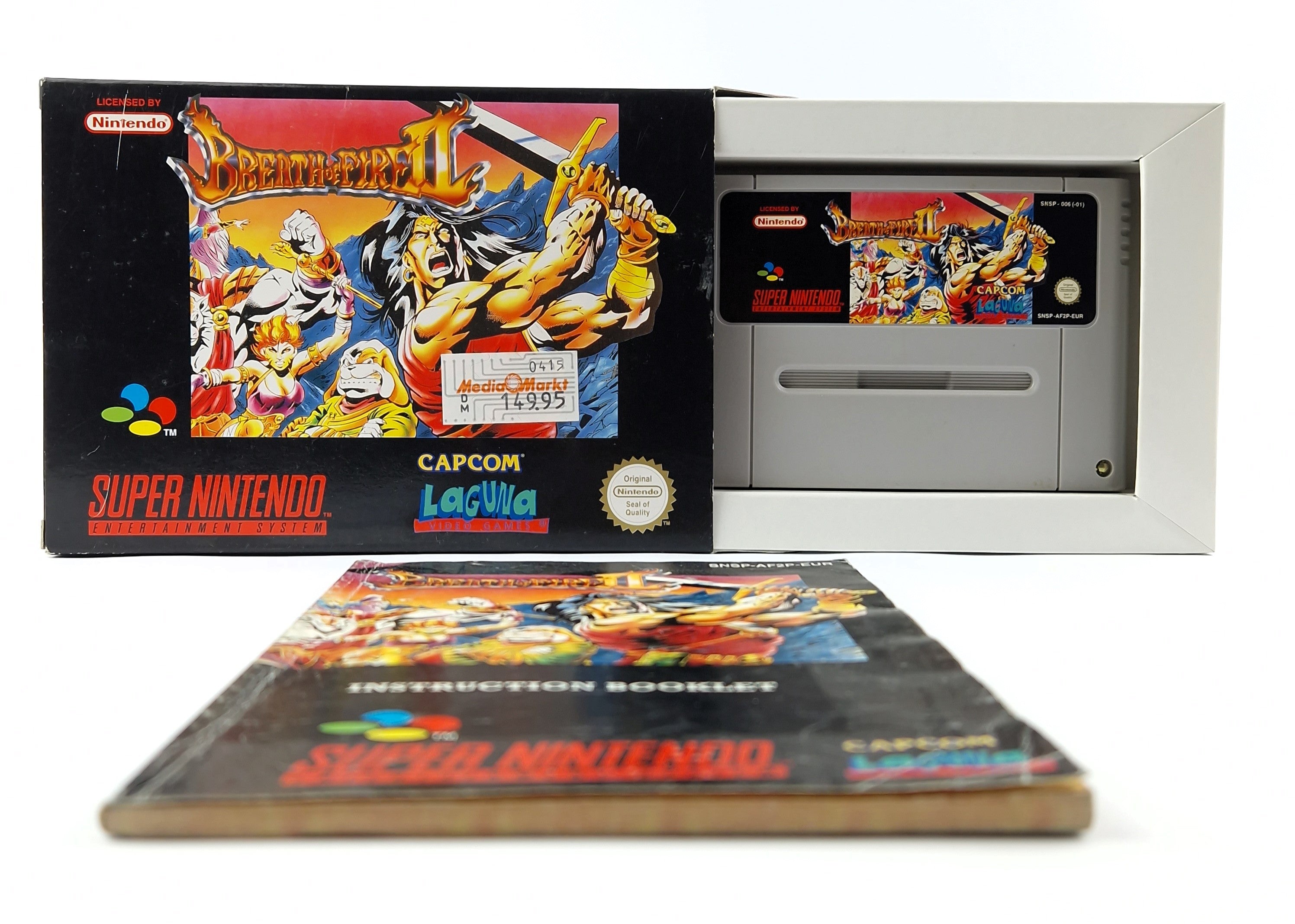 Super Nintendo Spiel – Breath of Fire II Modul OVP PAL