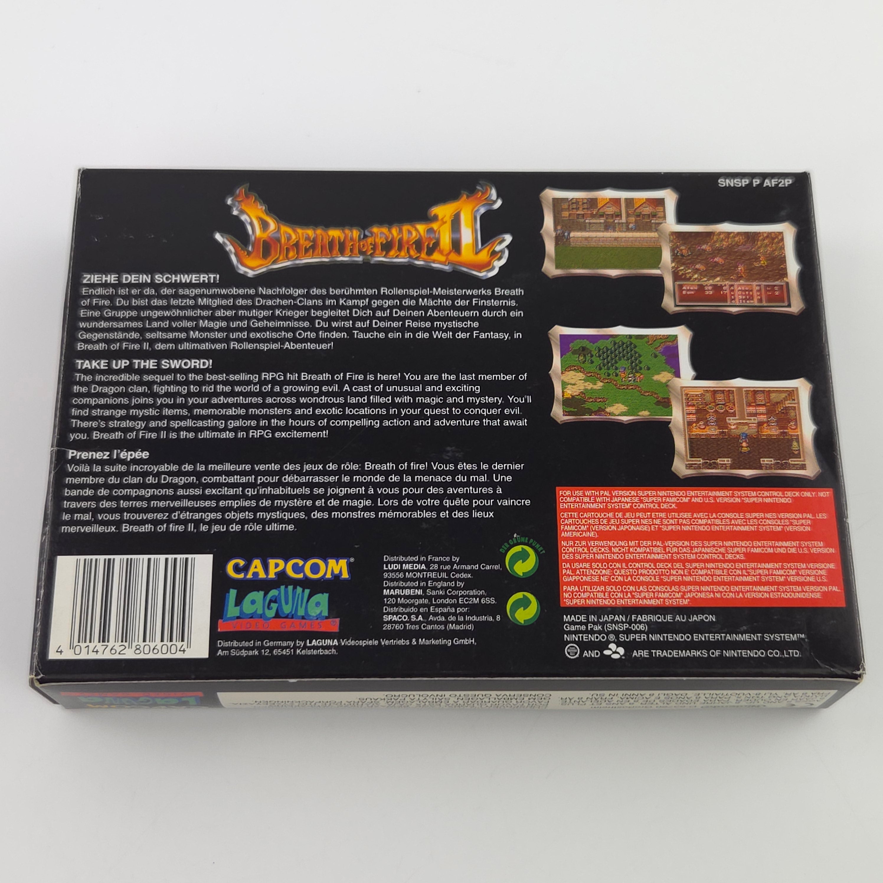 Super Nintendo Spiel – Breath of Fire II OVP PAL EUR
