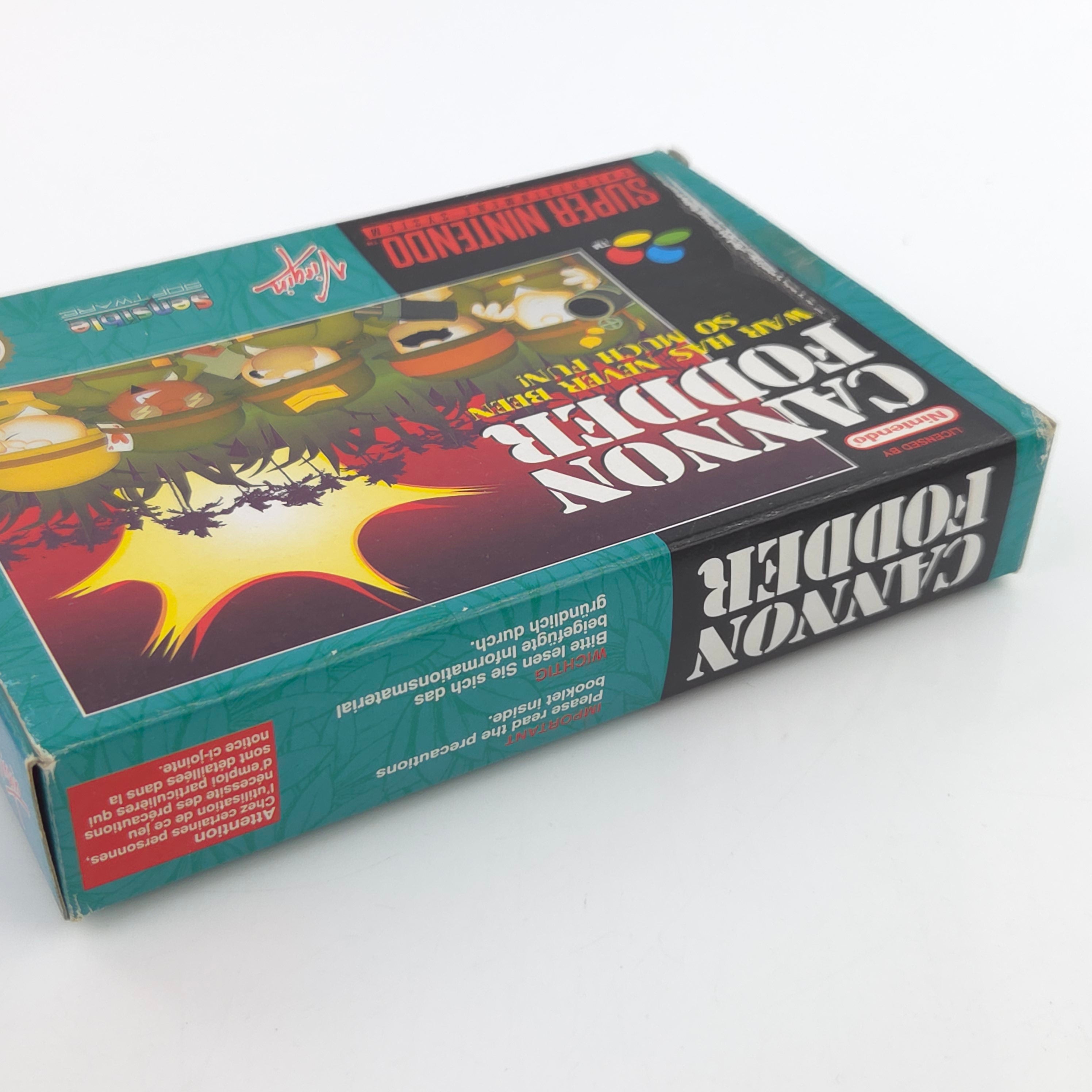 Super Nintendo Spiel – Cannon Fodder (SNES OVP)