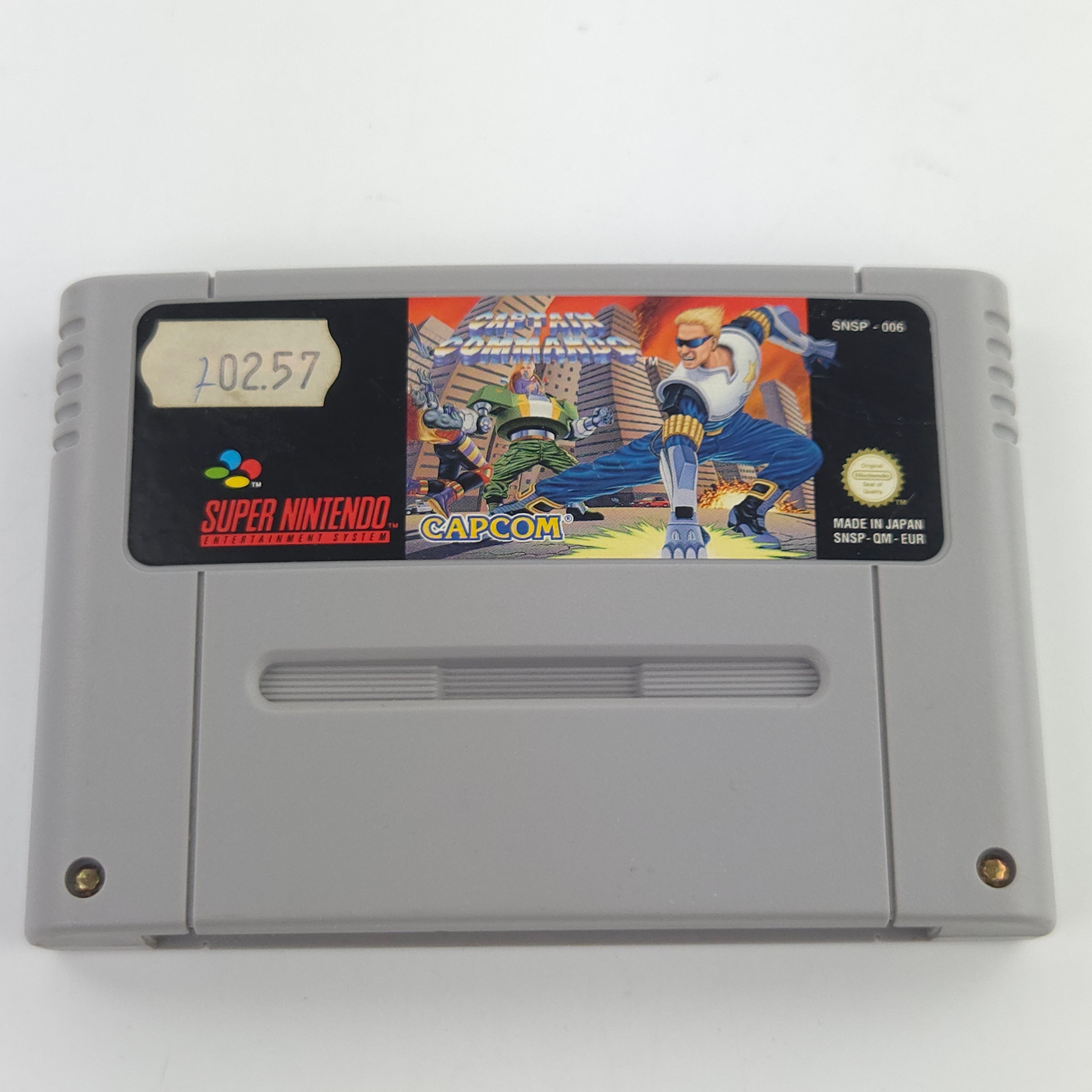 Super Nintendo Spiel Captain Commando SNES Modul PAL EUR