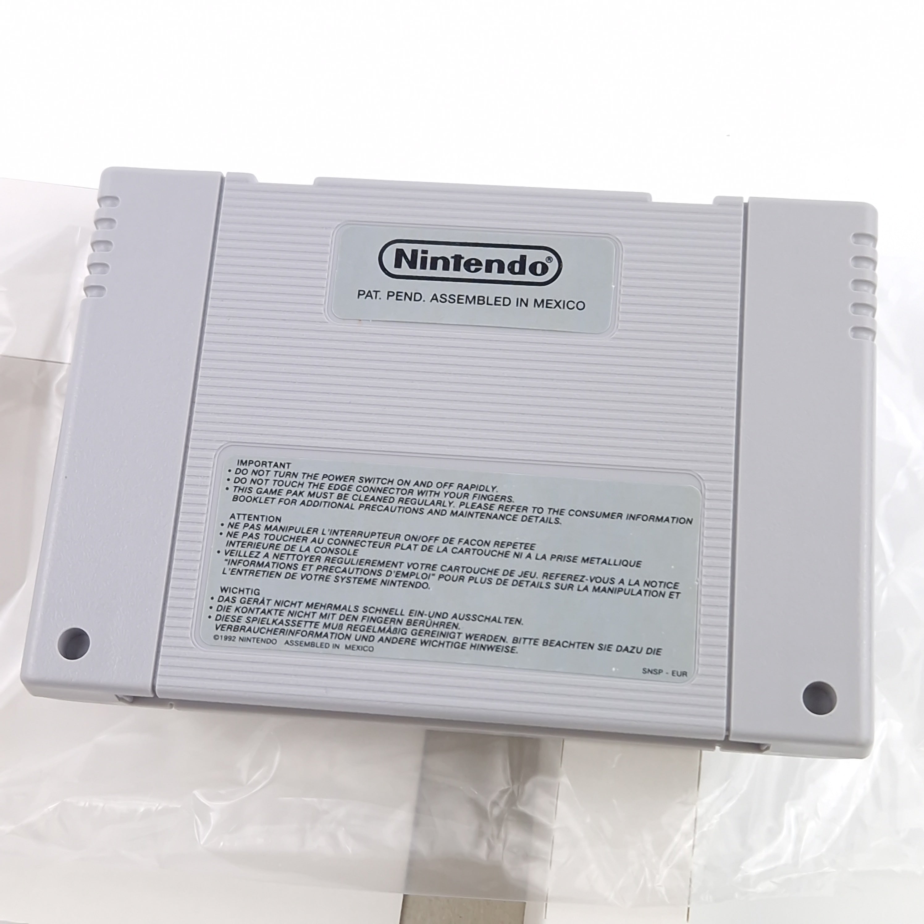 Super Nintendo Spiel – Champions World Class Soccer (PAL OVP)