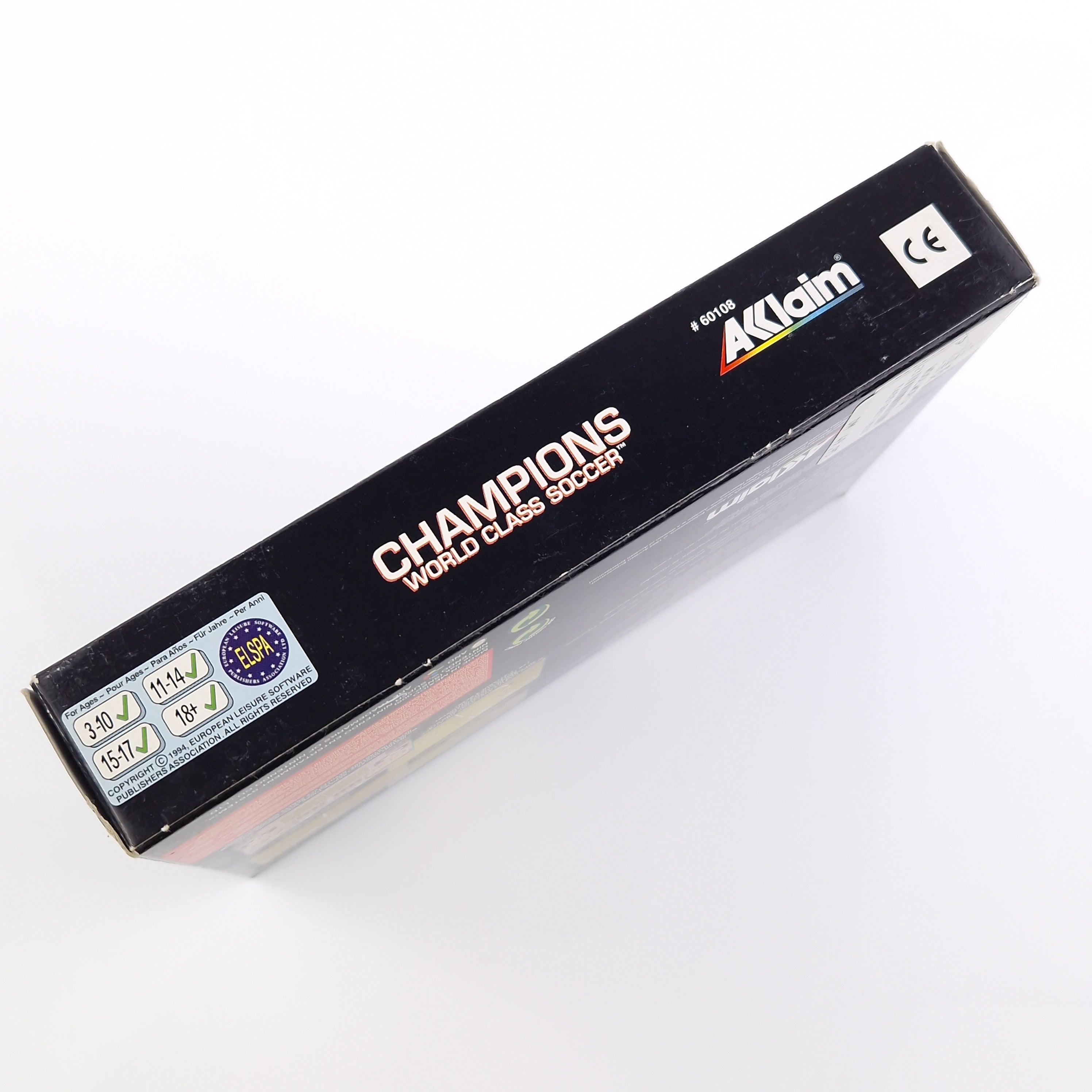 Super Nintendo Spiel – Champions World Class Soccer (PAL OVP)