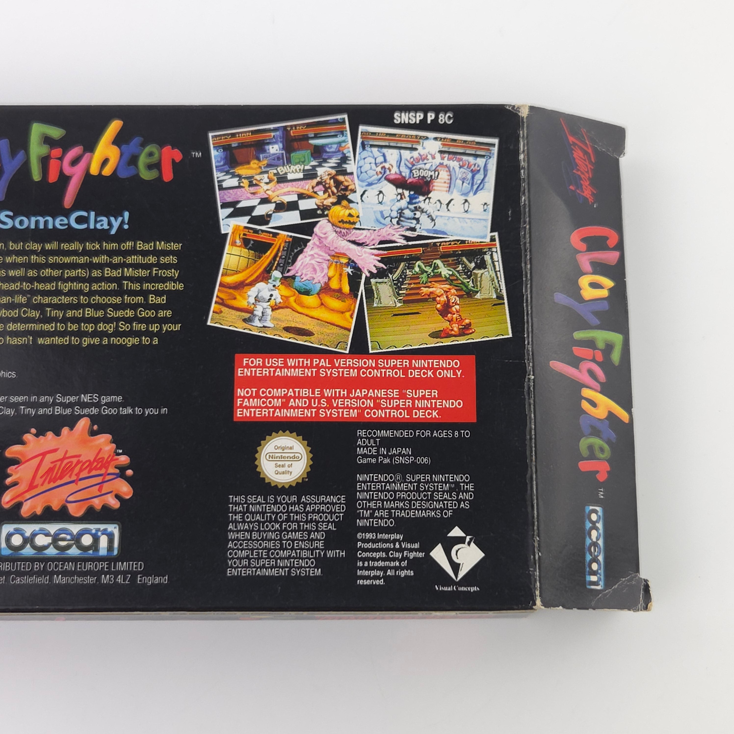 Super Nintendo Spiel – Clay Fighter (SNES OVP)