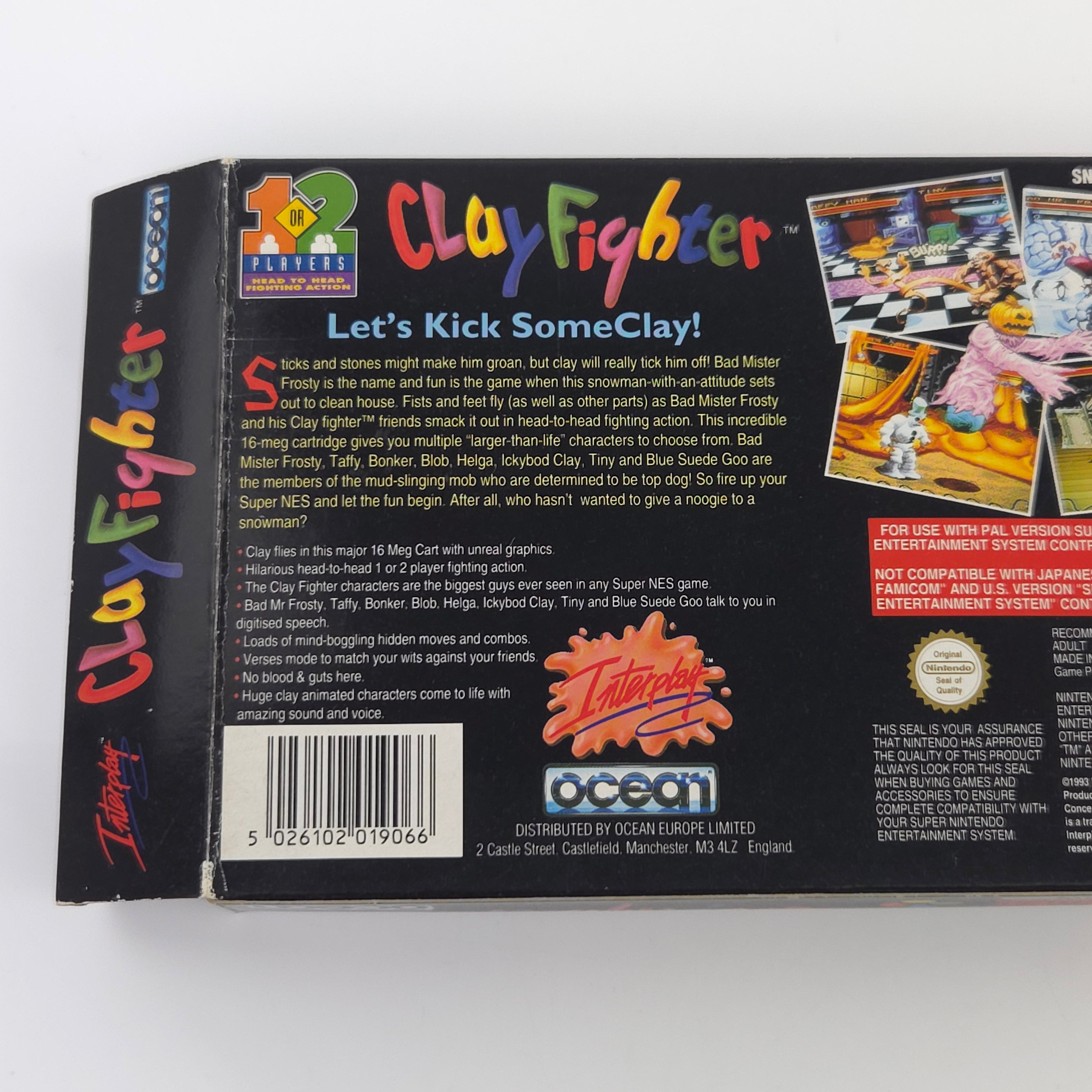 Super Nintendo Spiel – Clay Fighter (SNES OVP)