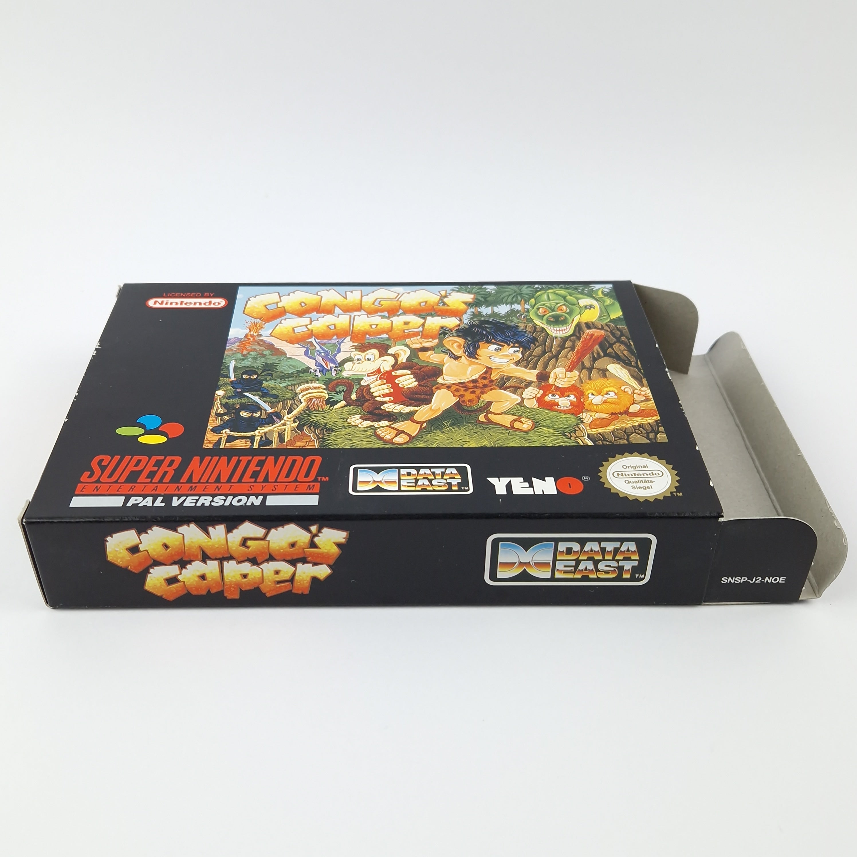 Super Nintendo Spiel – Congos Caper OVP CIB PAL NOE
