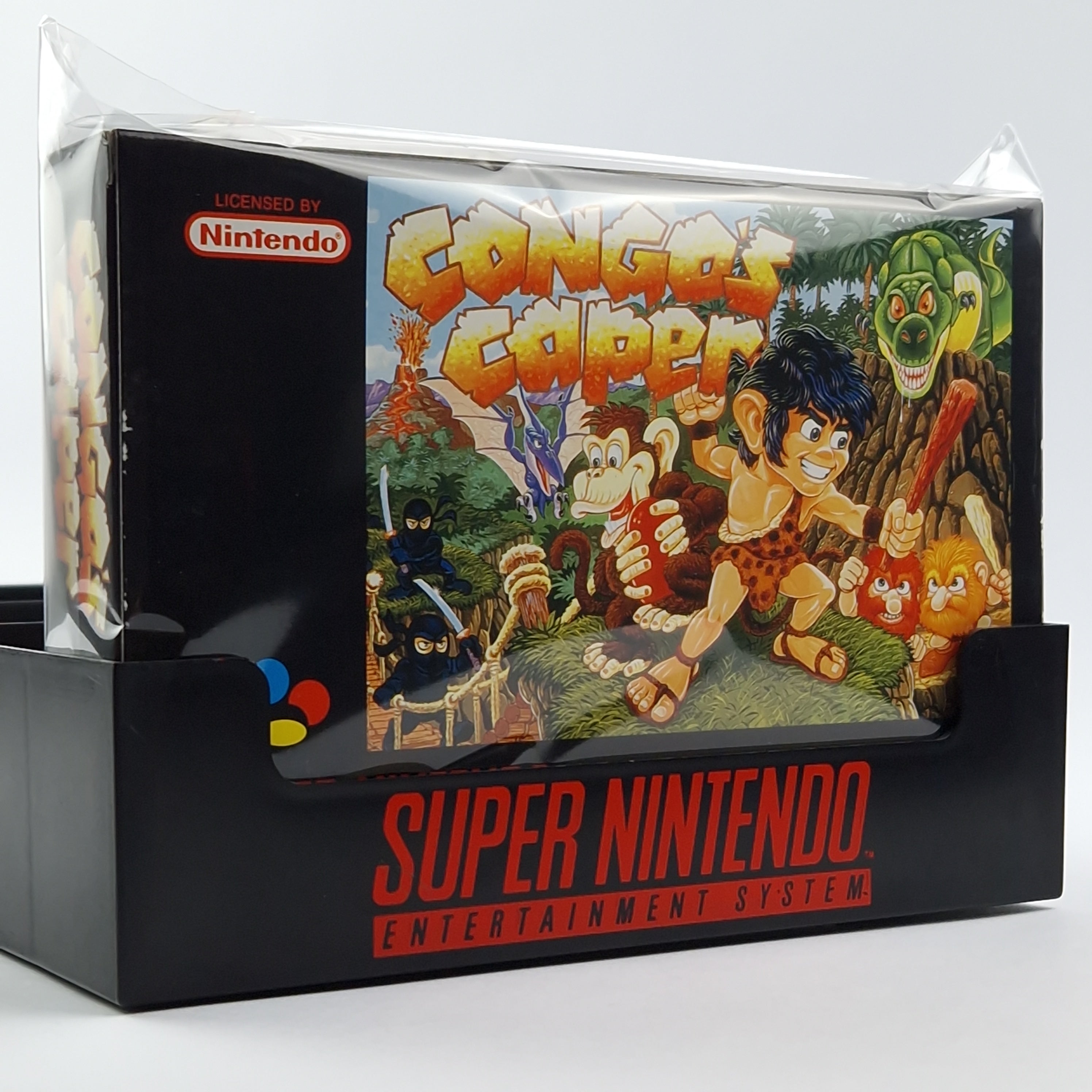 Super Nintendo Spiel – Congos Caper OVP CIB PAL NOE