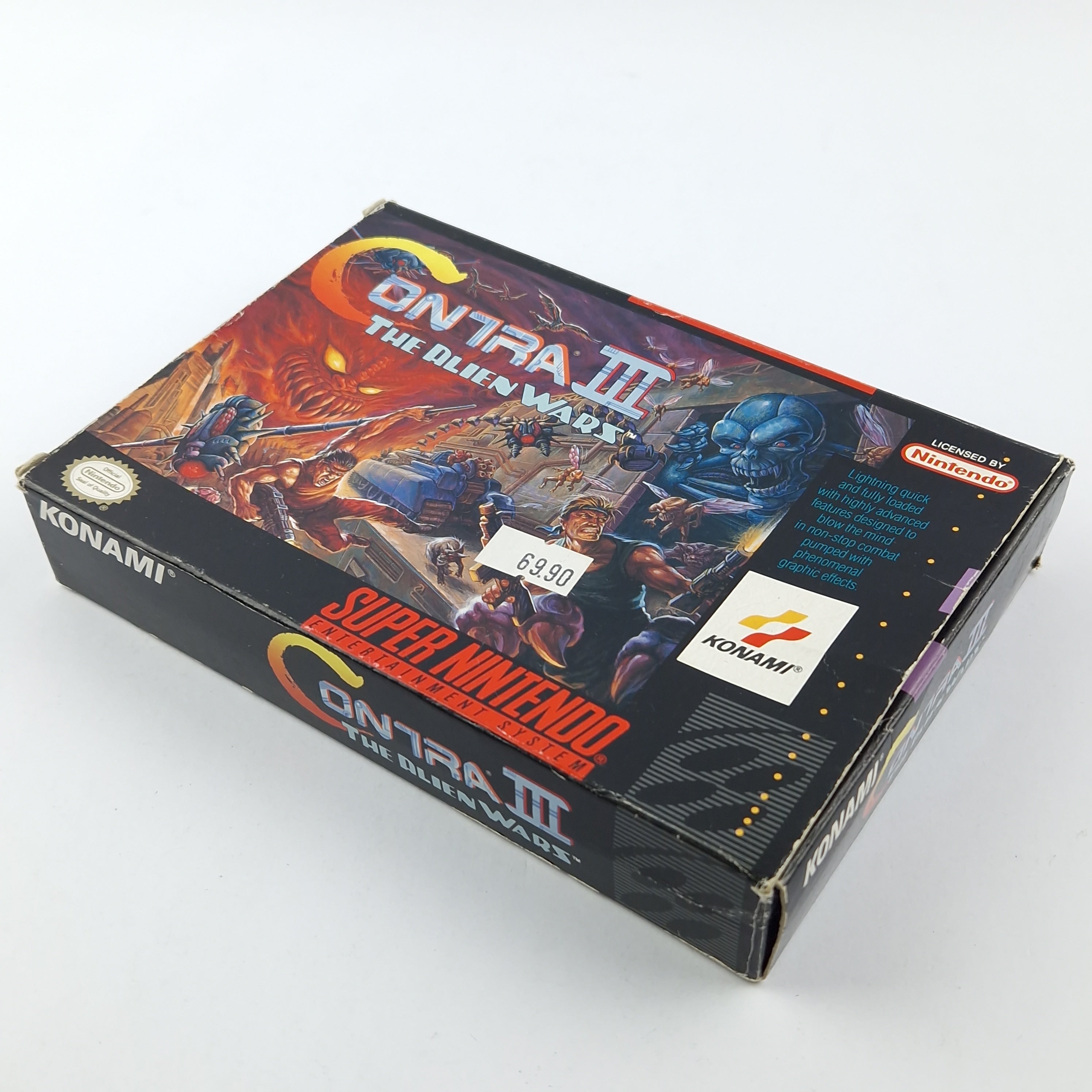 Super Nintendo Spiel: Contra III The Alien Wars - OVP / SNES Game CIB USA