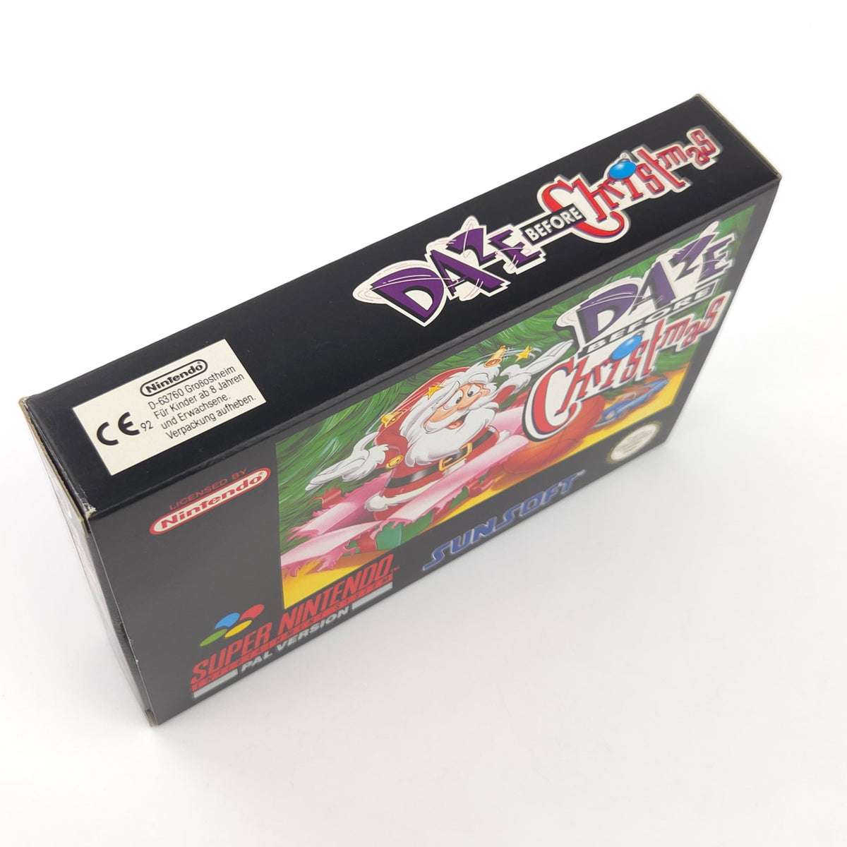 Super Nintendo Spiel DAZE before Christmas OVP PAL