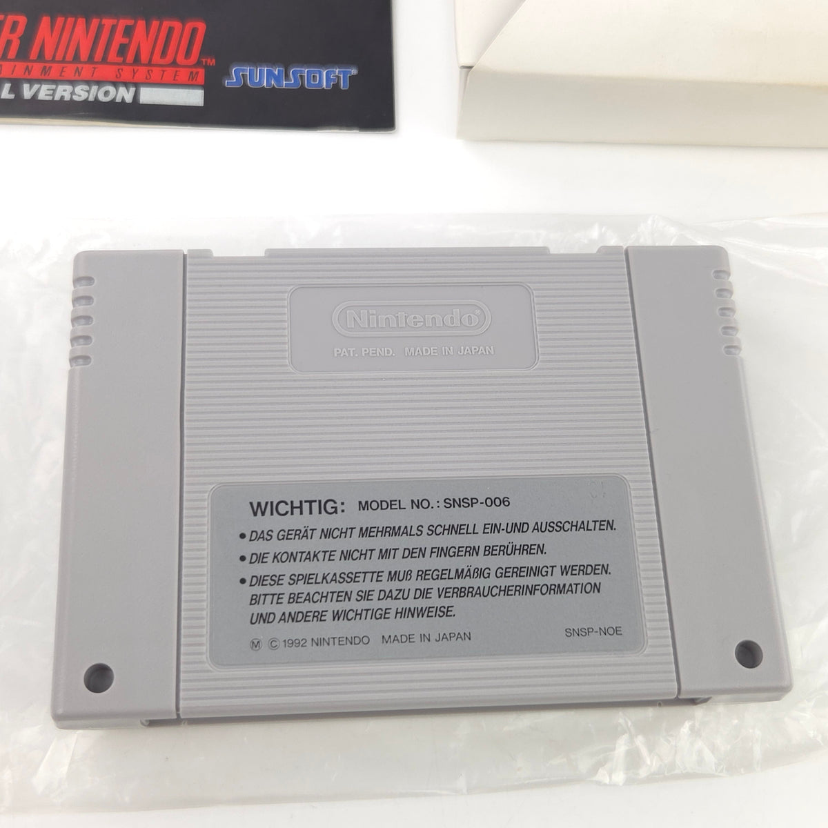 Super Nintendo Spiel DAZE before Christmas OVP PAL