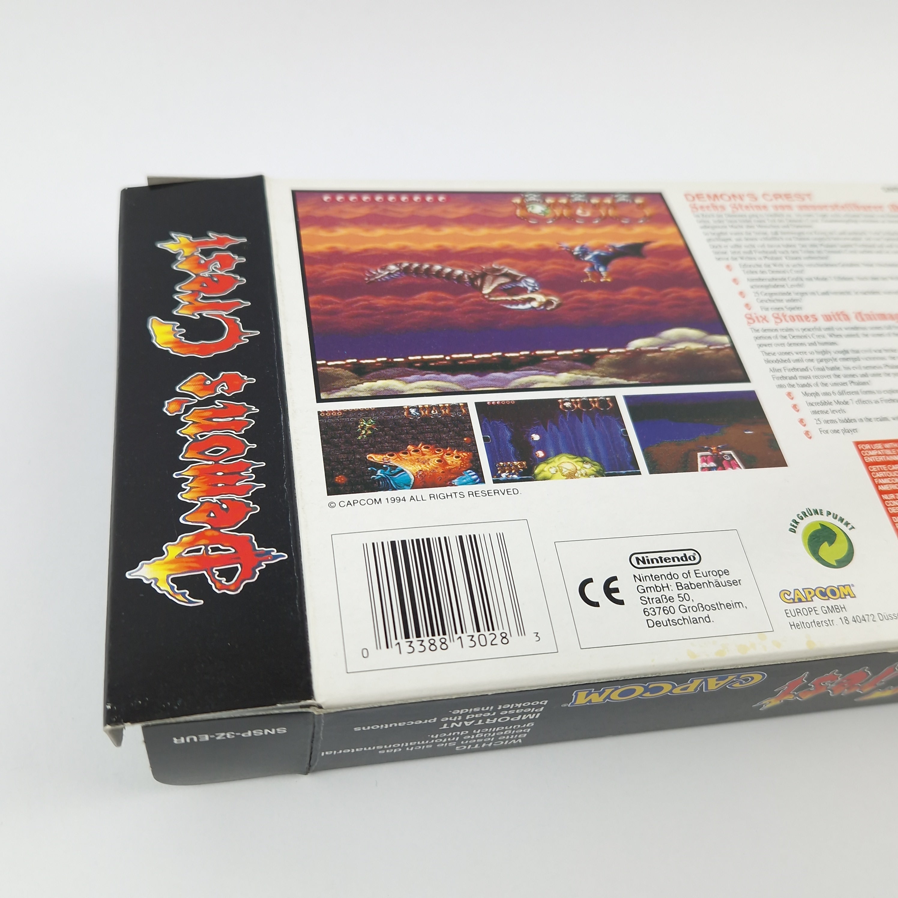 Super Nintendo Spiel – Demons Crest (SNES OVP PAL CIB)