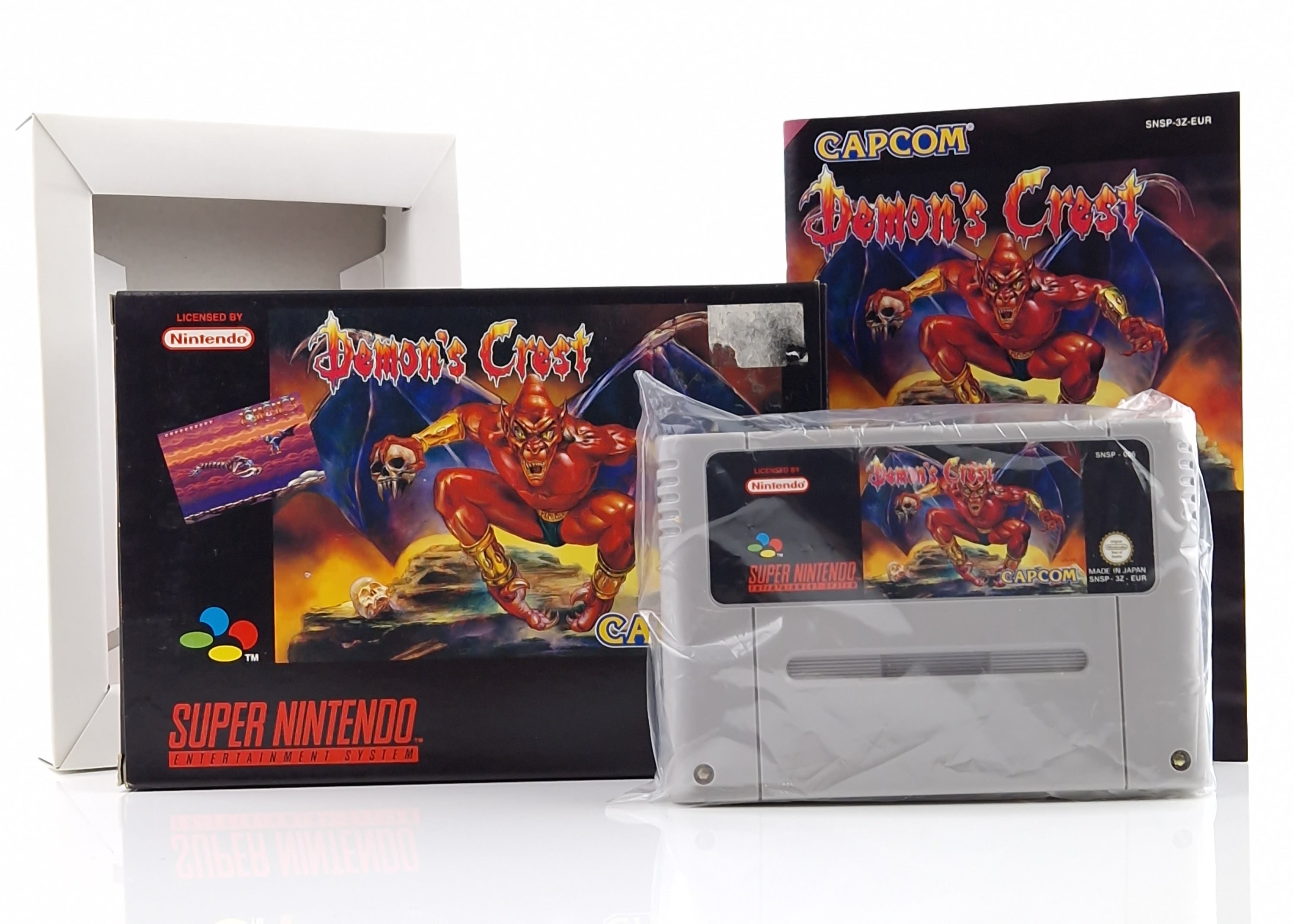 Super Nintendo Spiel – Demons Crest SNES Modul OVP PAL