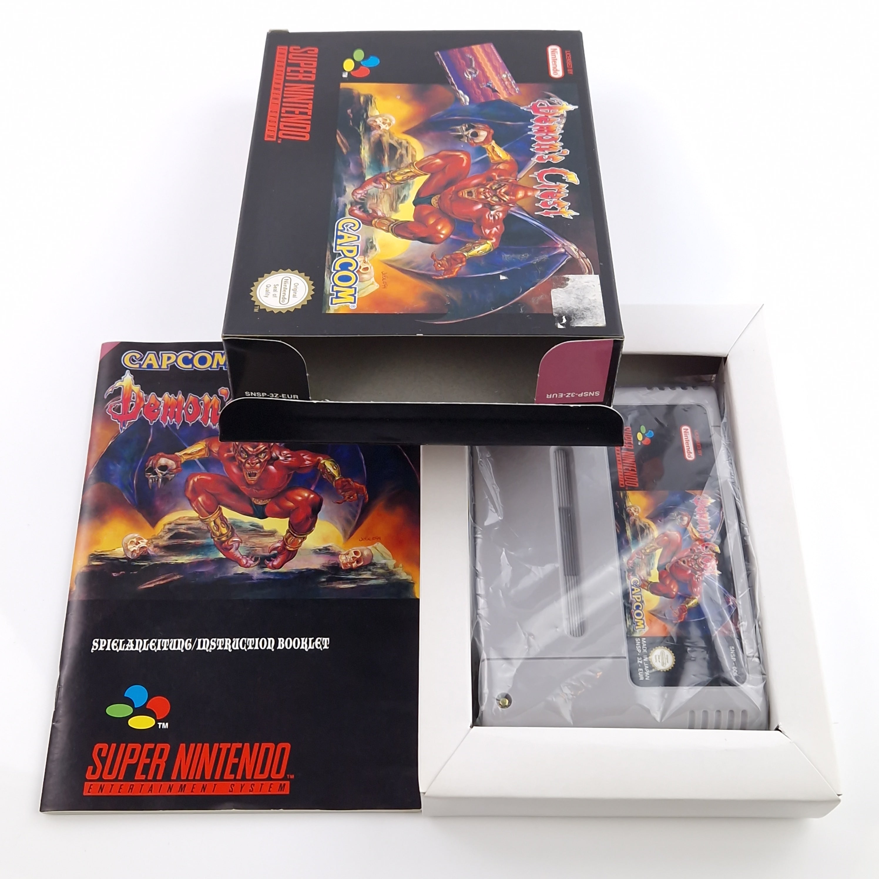 Super Nintendo Spiel – Demons Crest SNES Modul OVP PAL